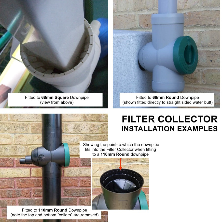 Filter Collector Universal - Downpipe Filter