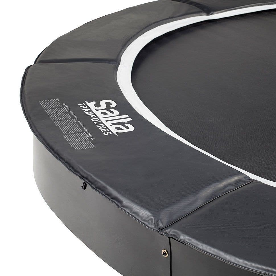 14ft Salta Royal Baseground Black Round Trampoline