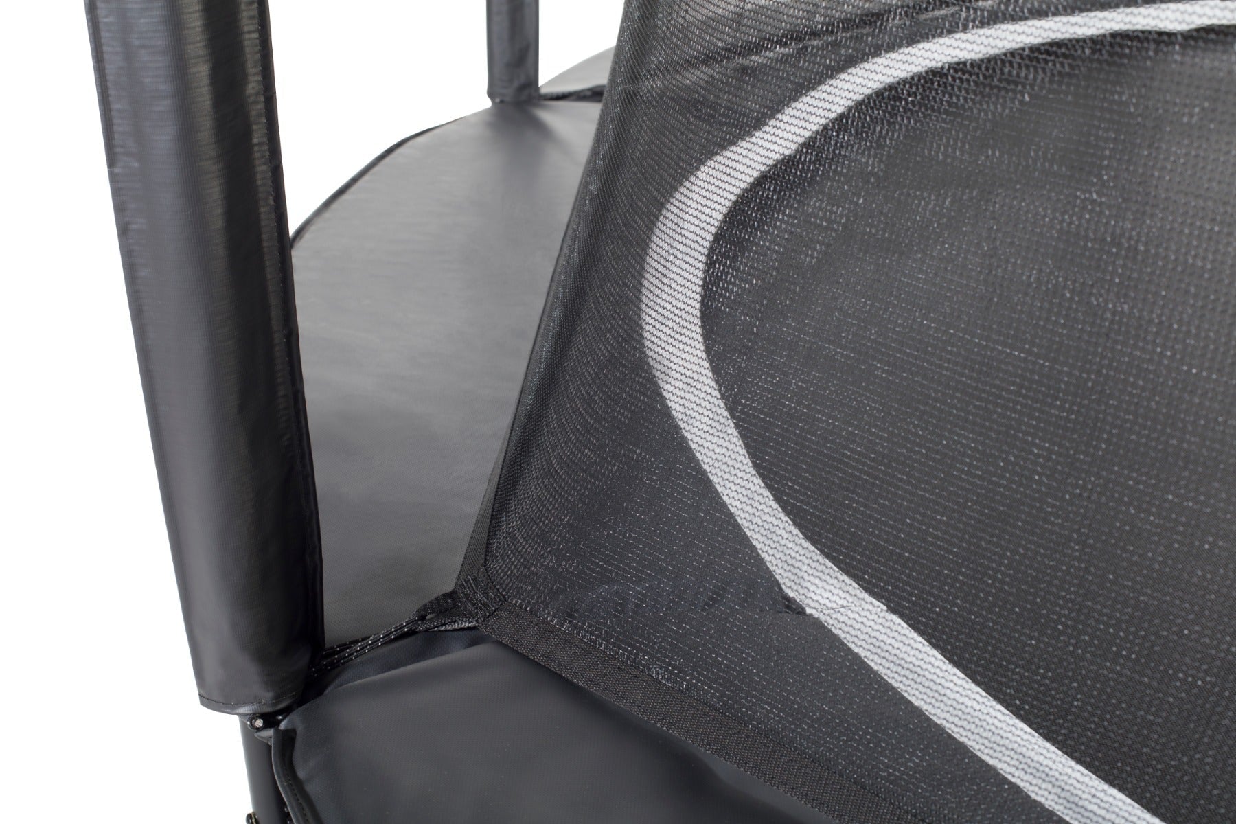 13ft Salta Black Royal Baseground Round Trampoline with Enclosure