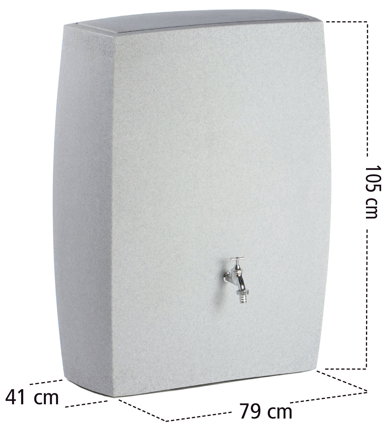 Noblesse 275 Litre Slim Water Butt with Optional Planter