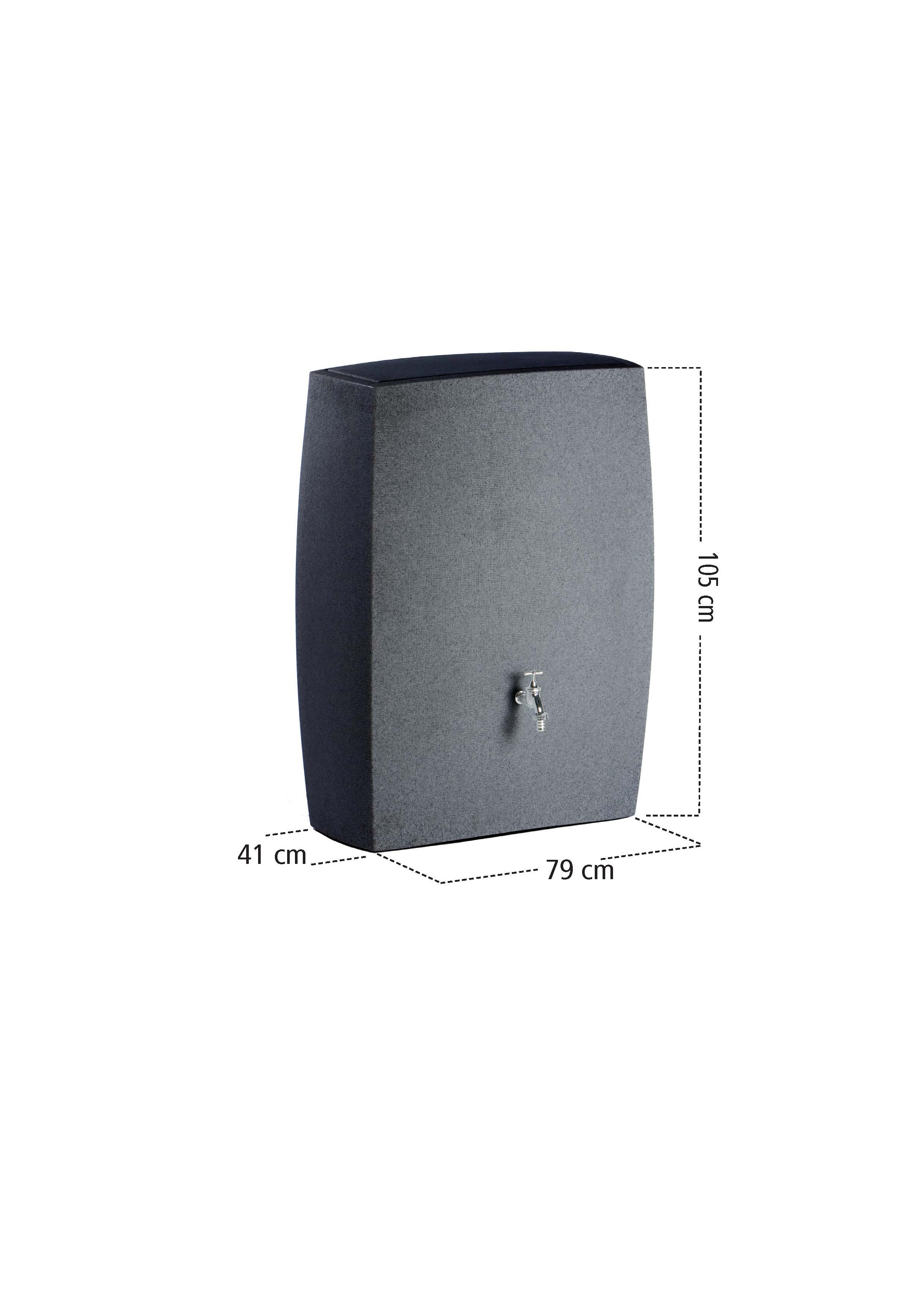 Noblesse 275 Litre Slim Water Butt with Optional Planter