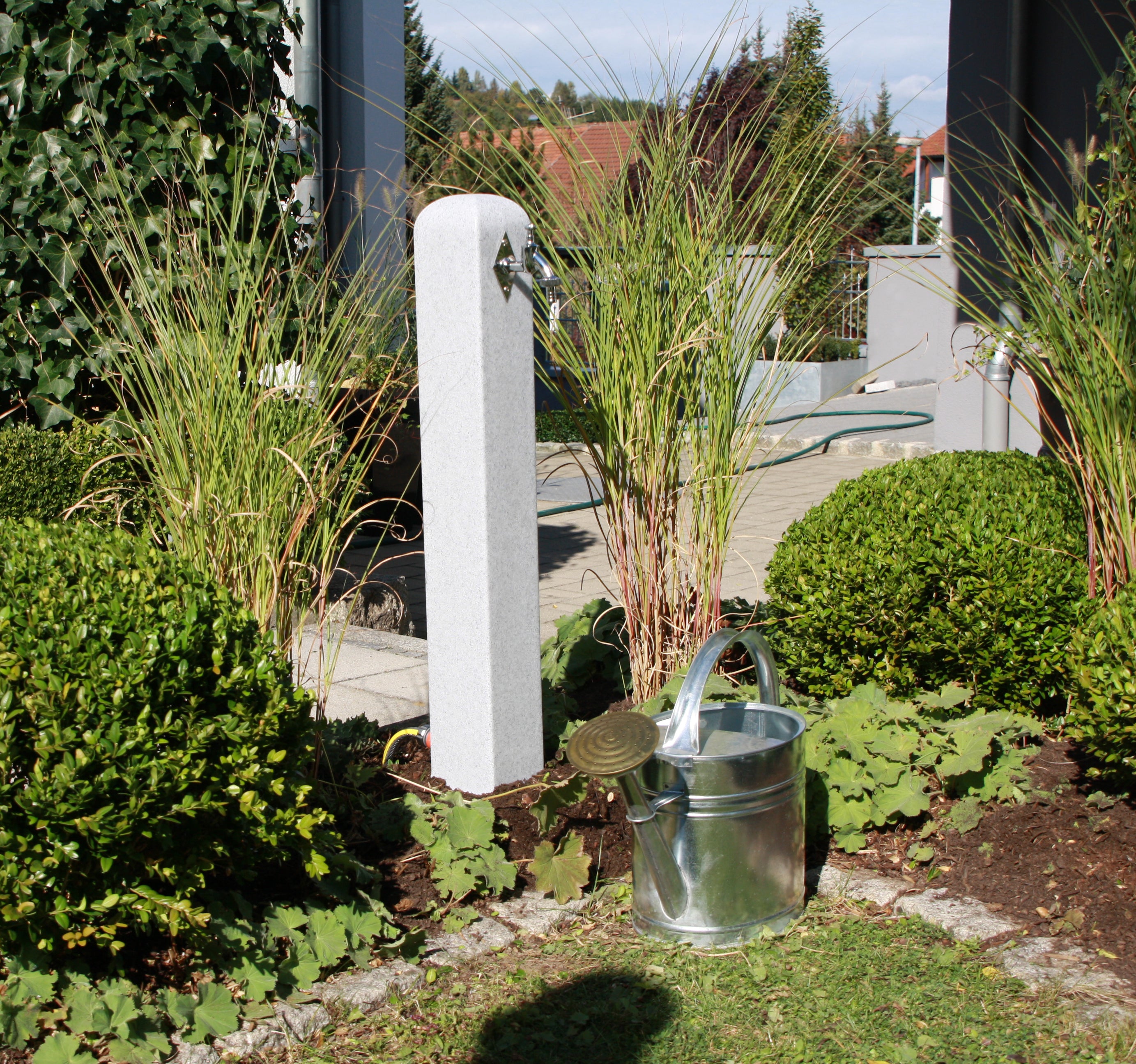 Original Smooth Stone Effect watering post