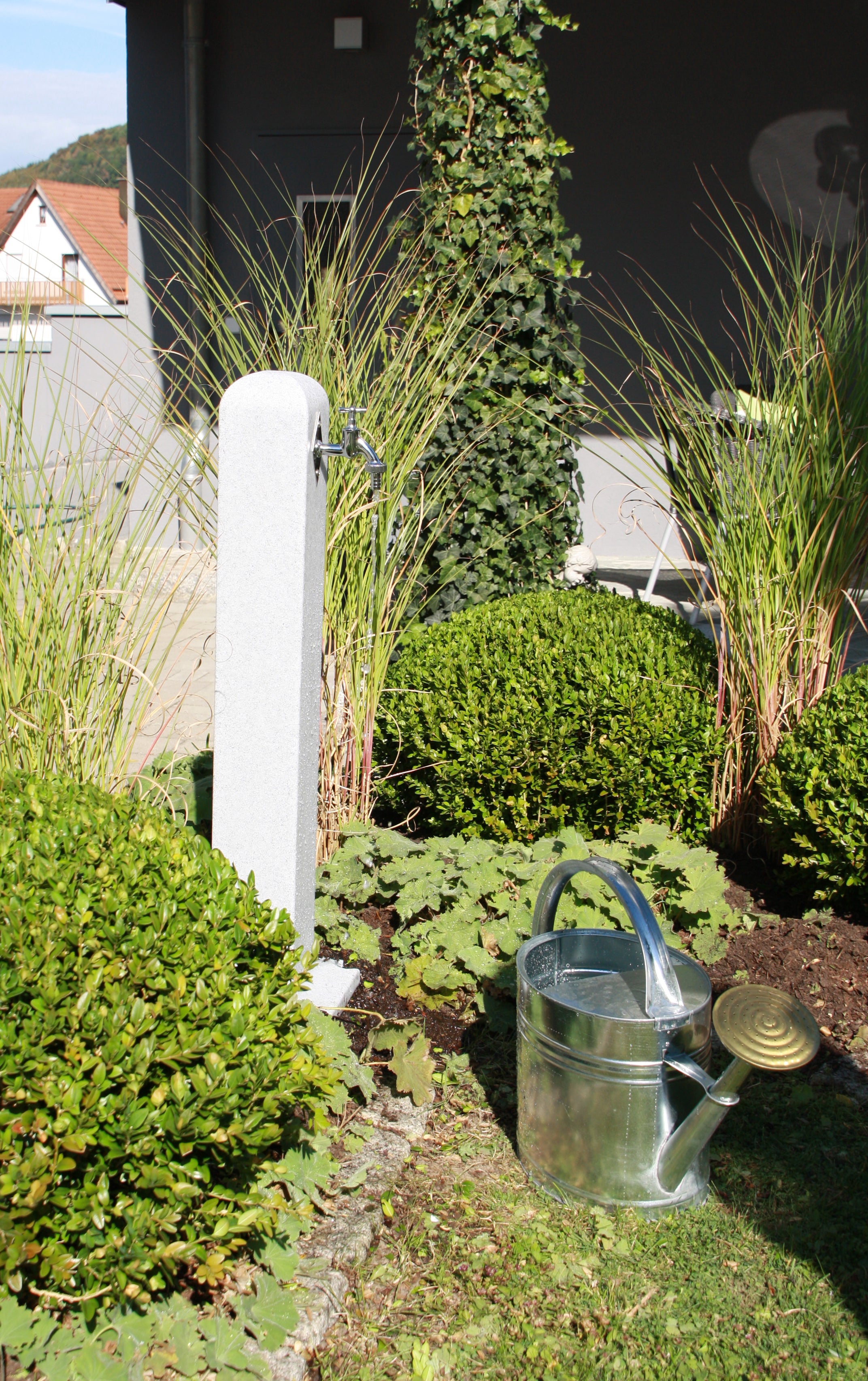 Original Smooth Stone Effect watering post
