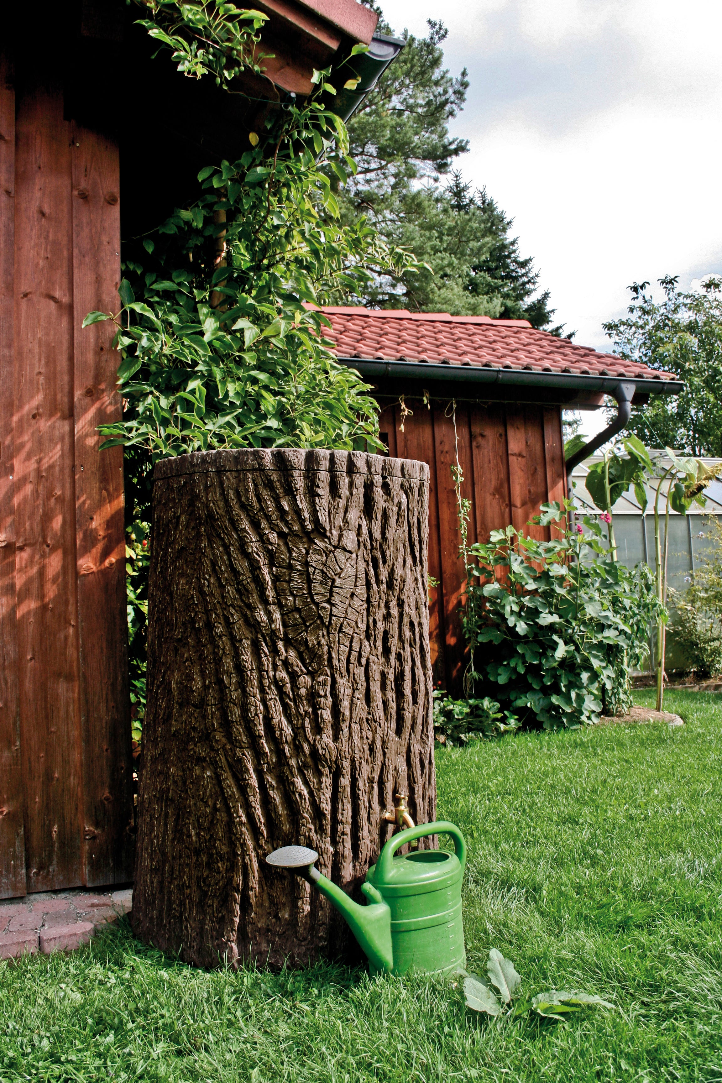 Evergreen 475 Litre "Tree Stump" water Butt
