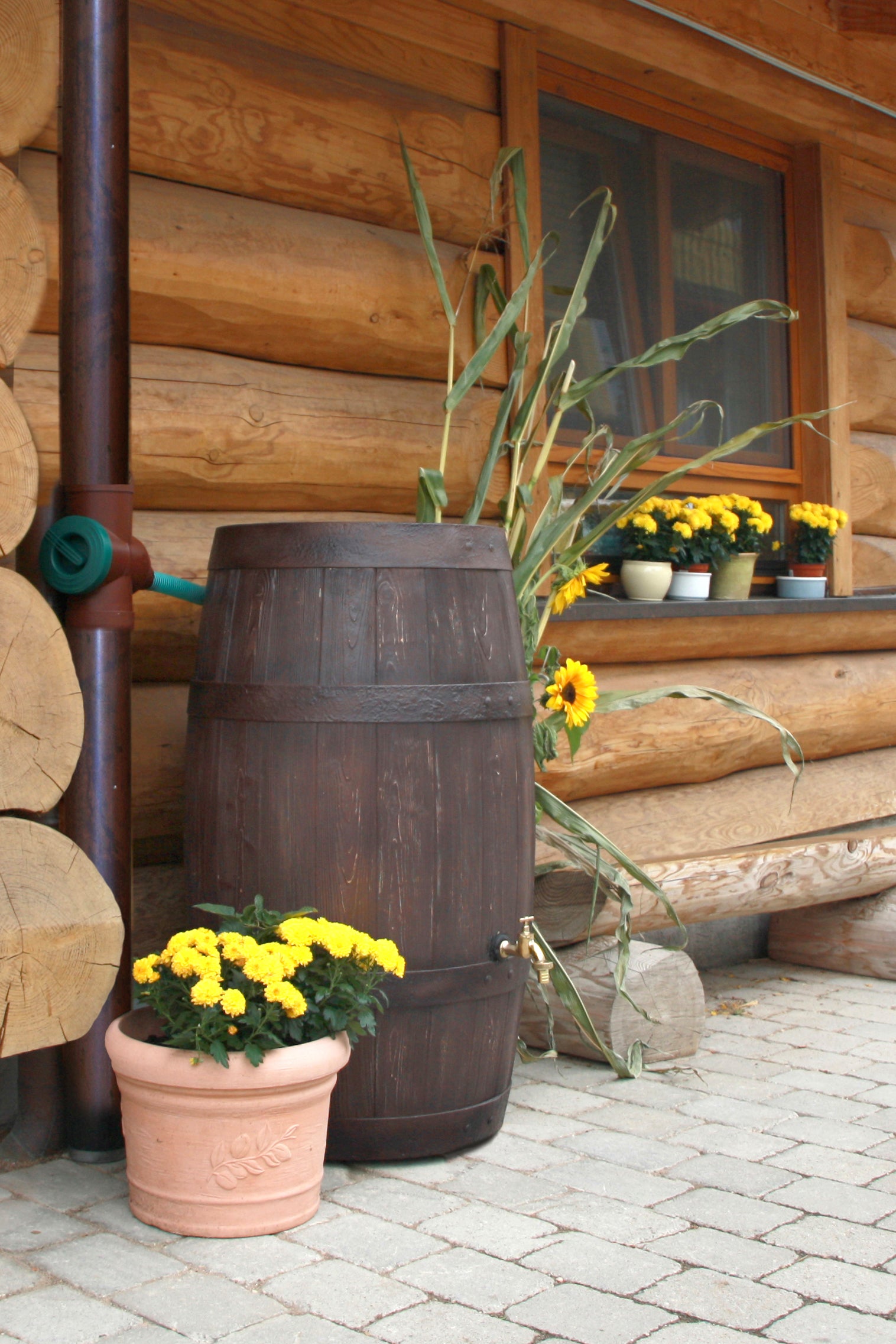 Barrique 250 Litre "Oak Barrel" Water Butt