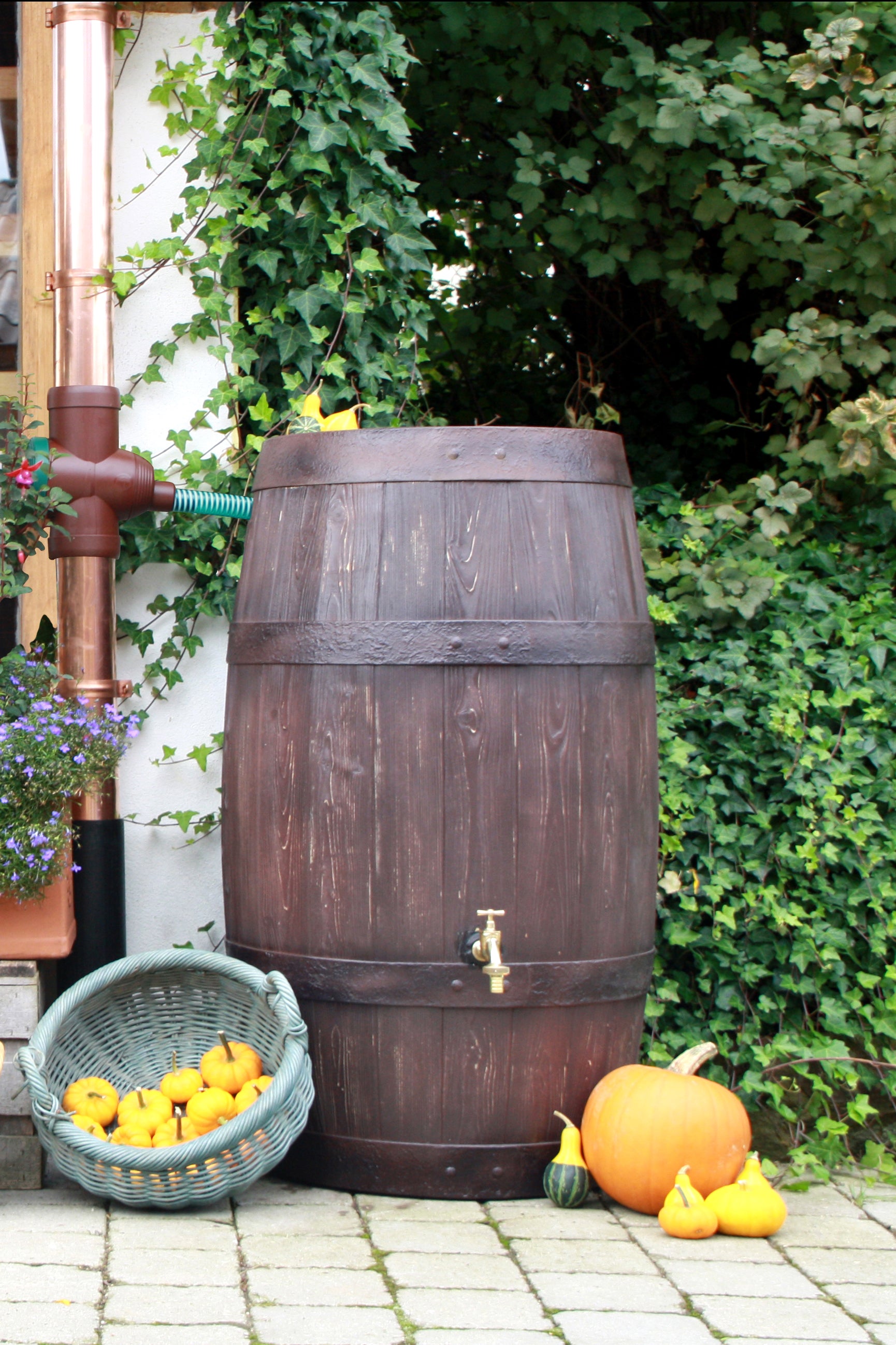 Barrique 250 Litre "Oak Barrel" Water Butt