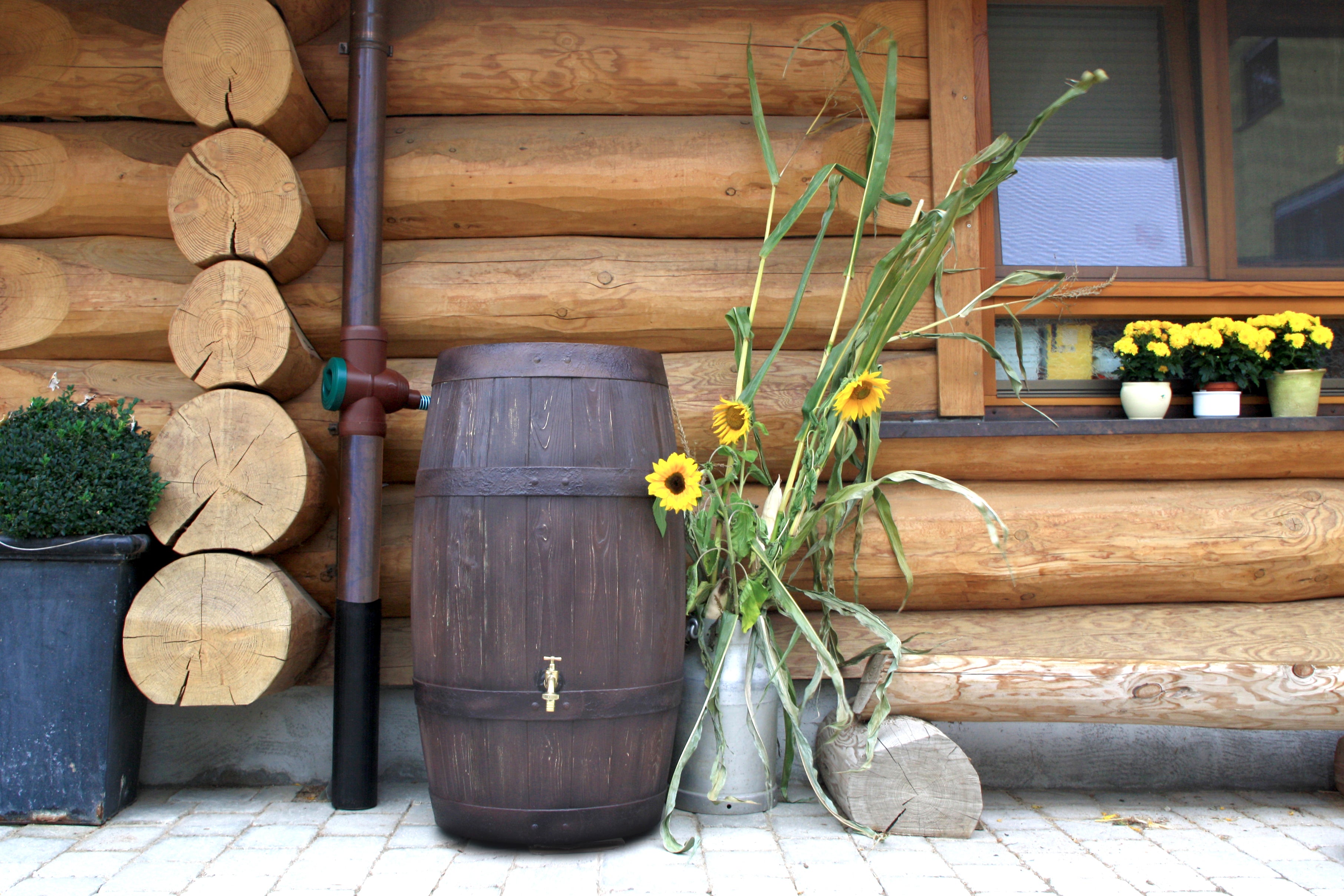Barrique 250 Litre "Oak Barrel" Water Butt
