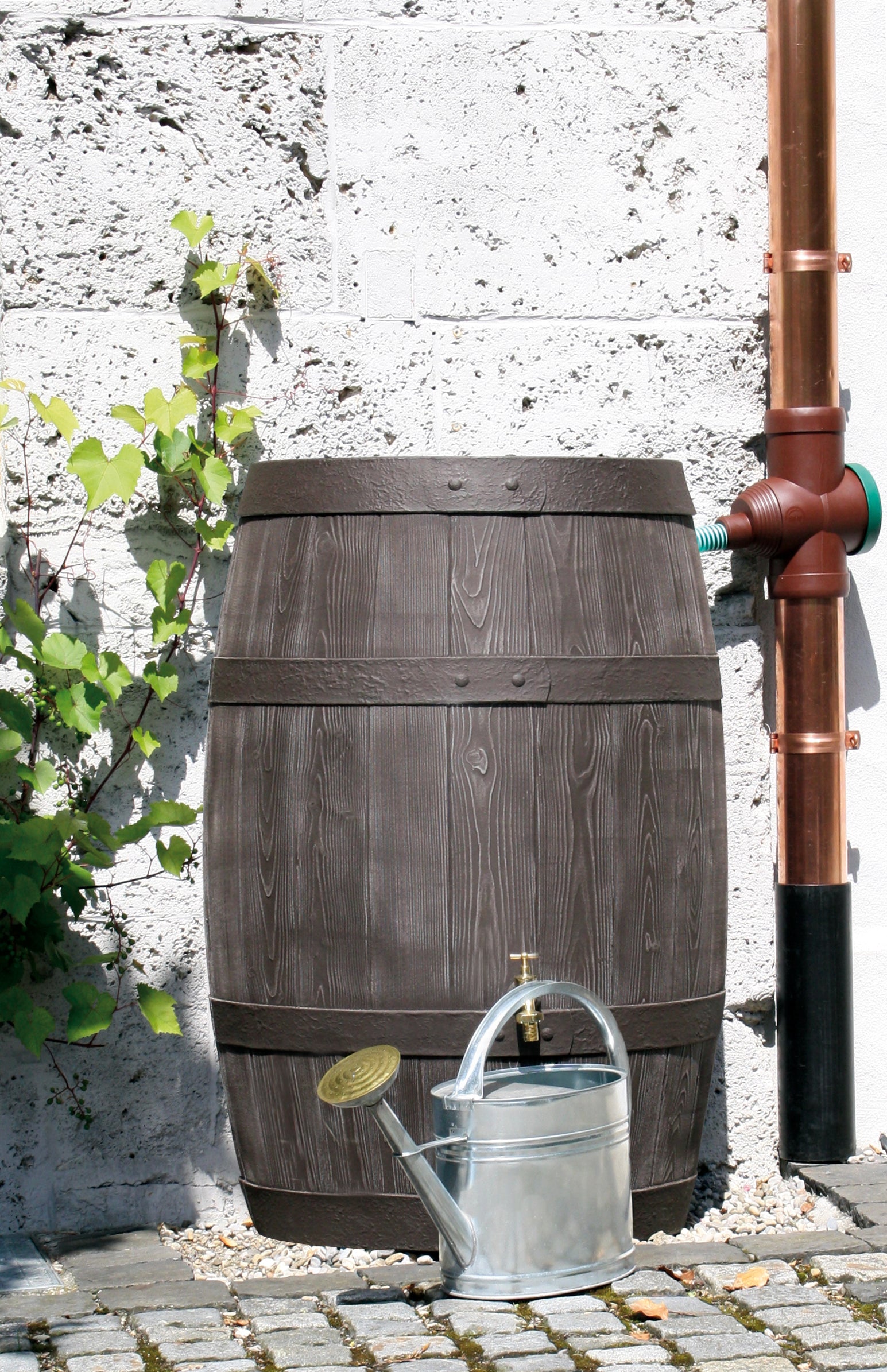 Burgundy 500 Litre "Oak Barrel" Water Butt