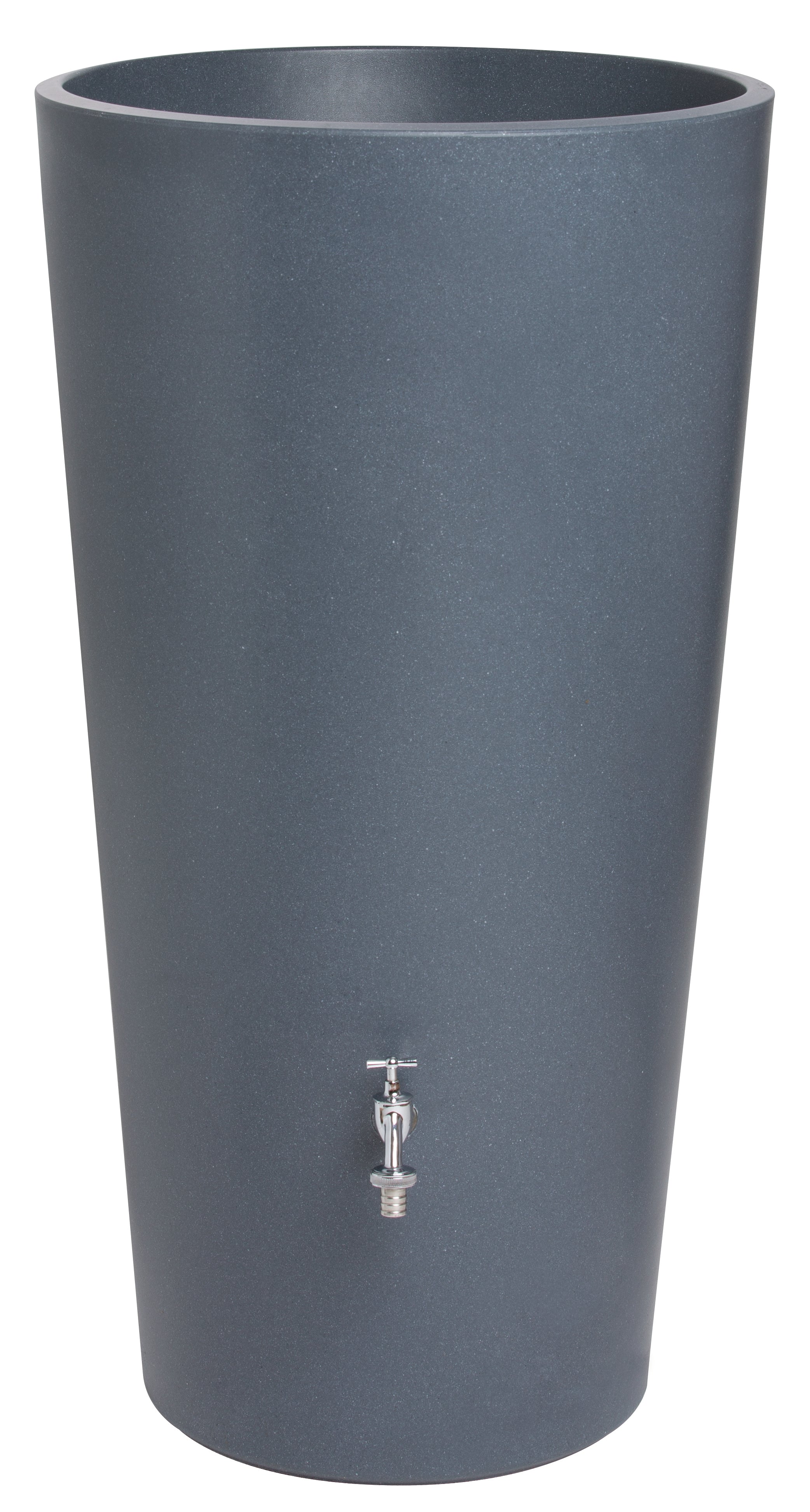 RainBowl Flower 210 Litre Vase water Butt (Granite)
