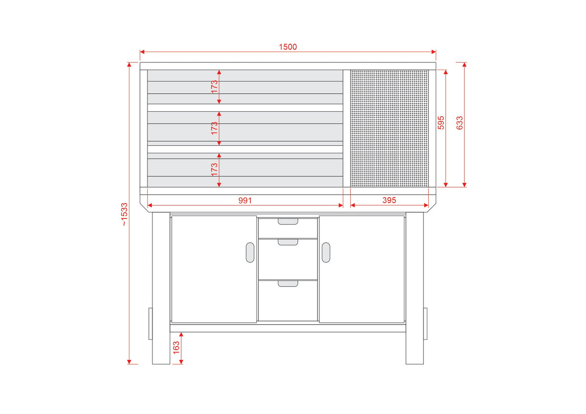Acorn Heavy-duty Cupboard Workbench (V.5)