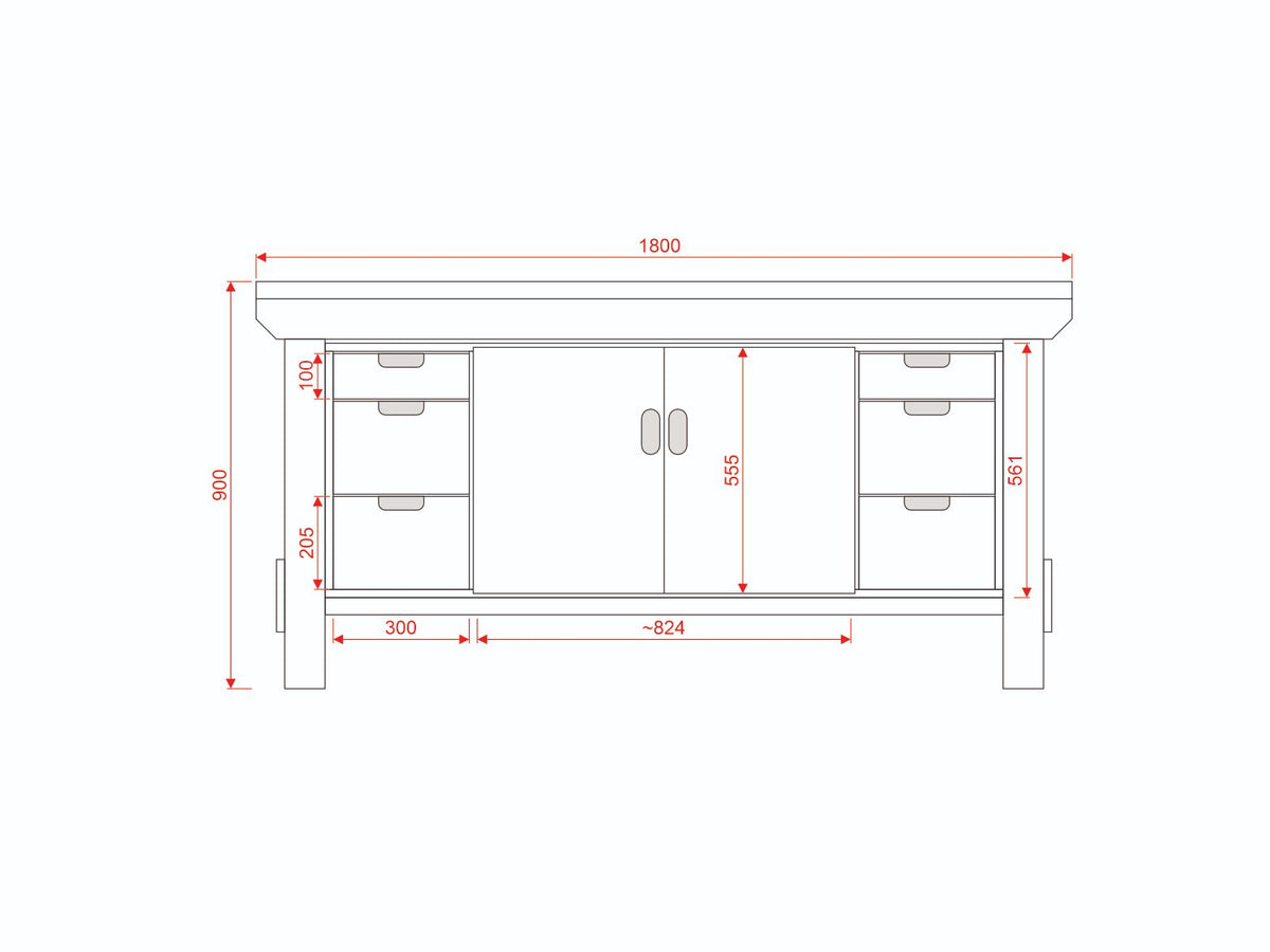 Acorn Heavy-duty Cupboard Workbench (V.3)