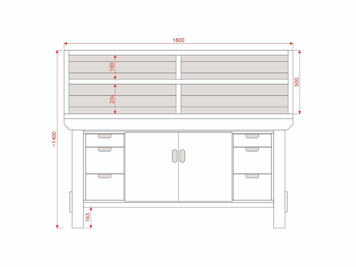 Acorn Heavy-duty Cupboard Workbench (V.3)
