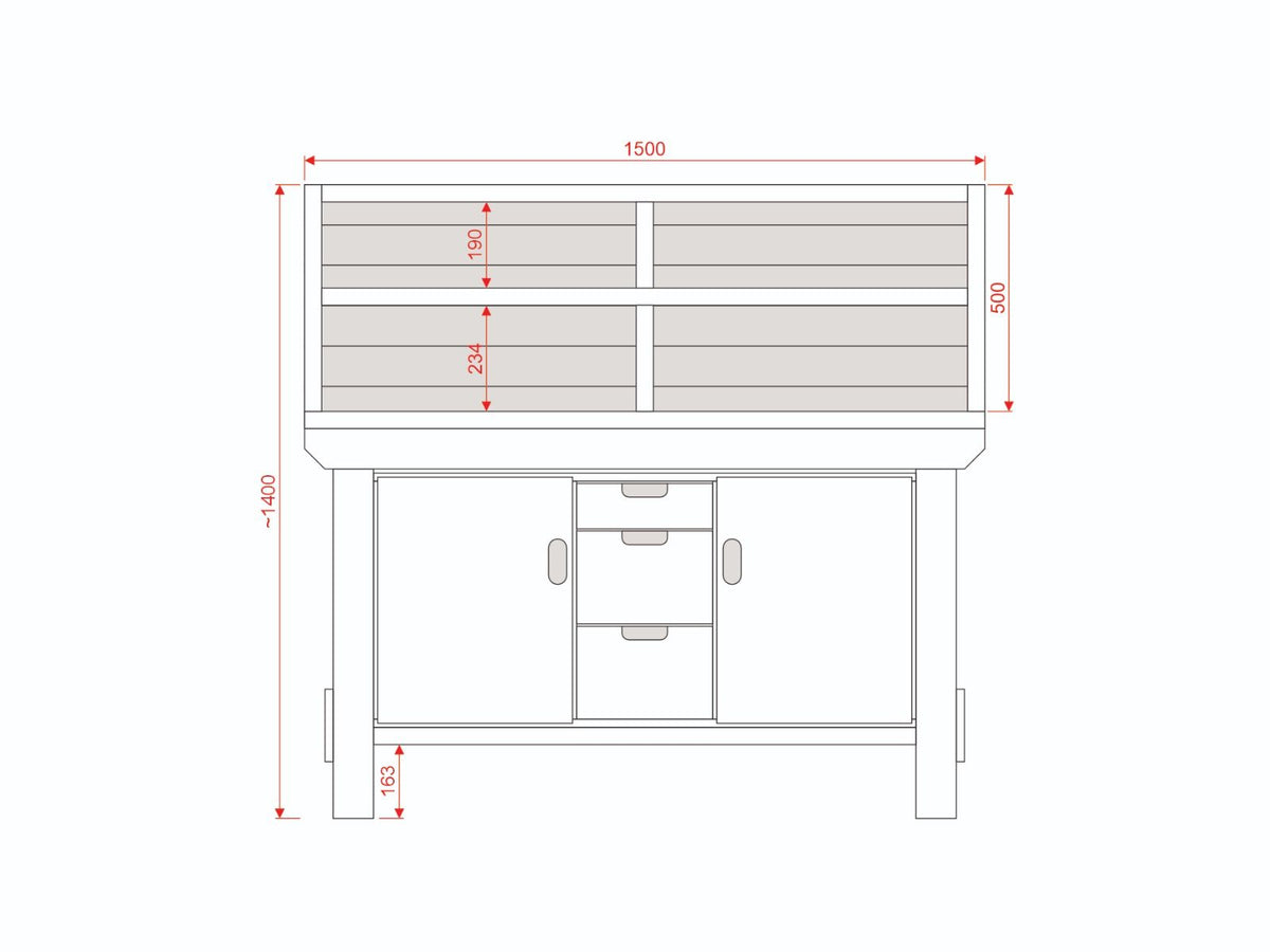 Acorn Heavy-duty Cupboard Workbench (V.5)