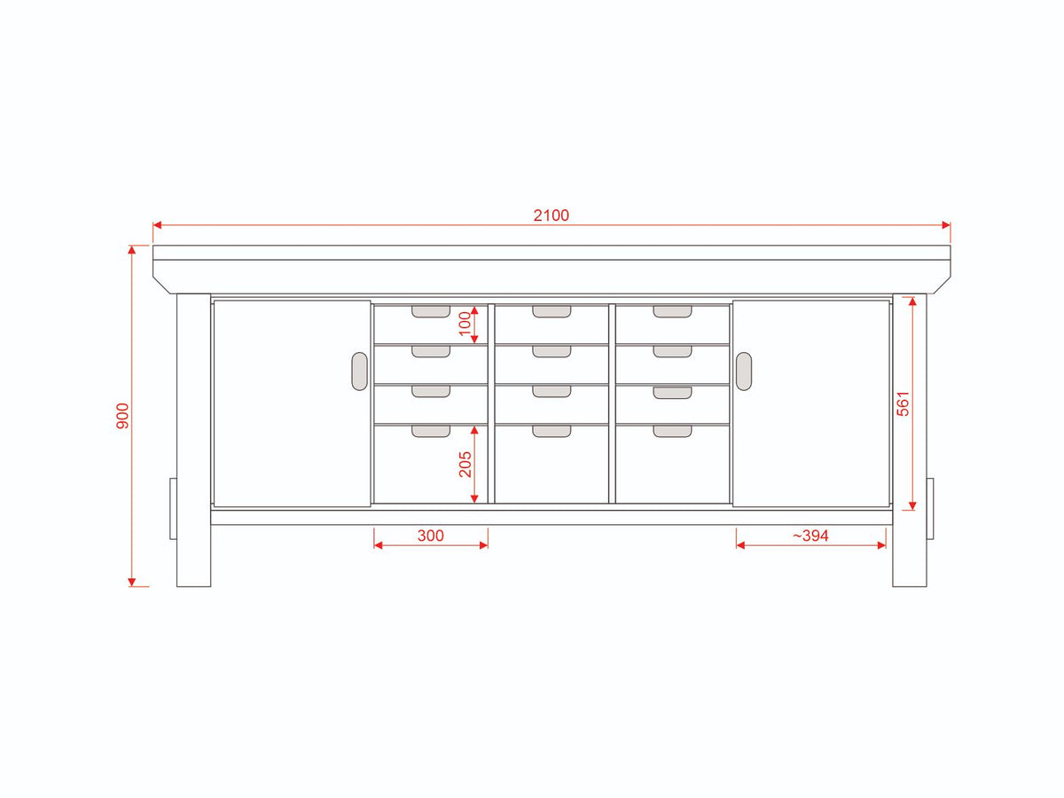 Acorn Heavy-duty Cupboard Workbench (V.6)