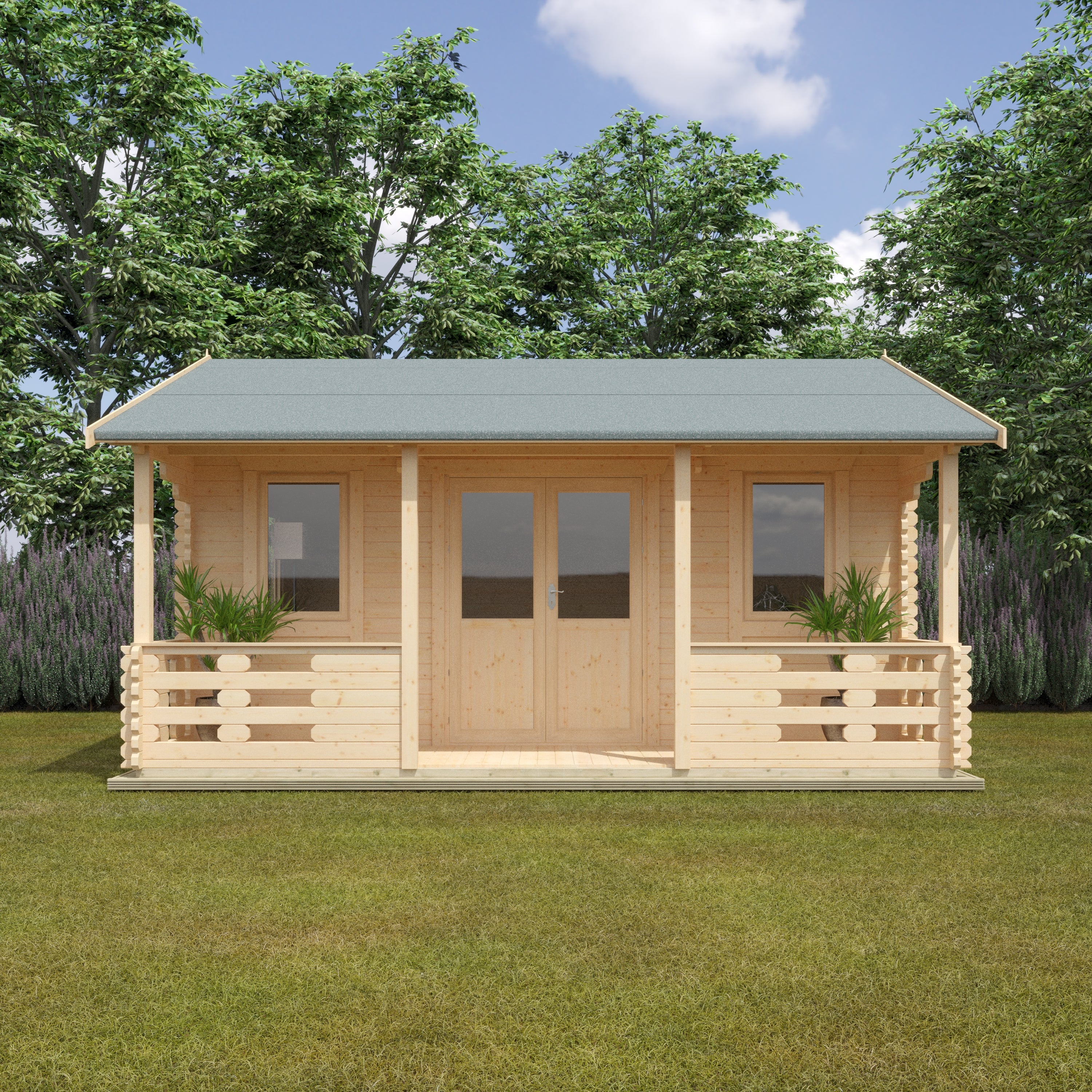 THE ADLINGTON 44mm Log Cabins