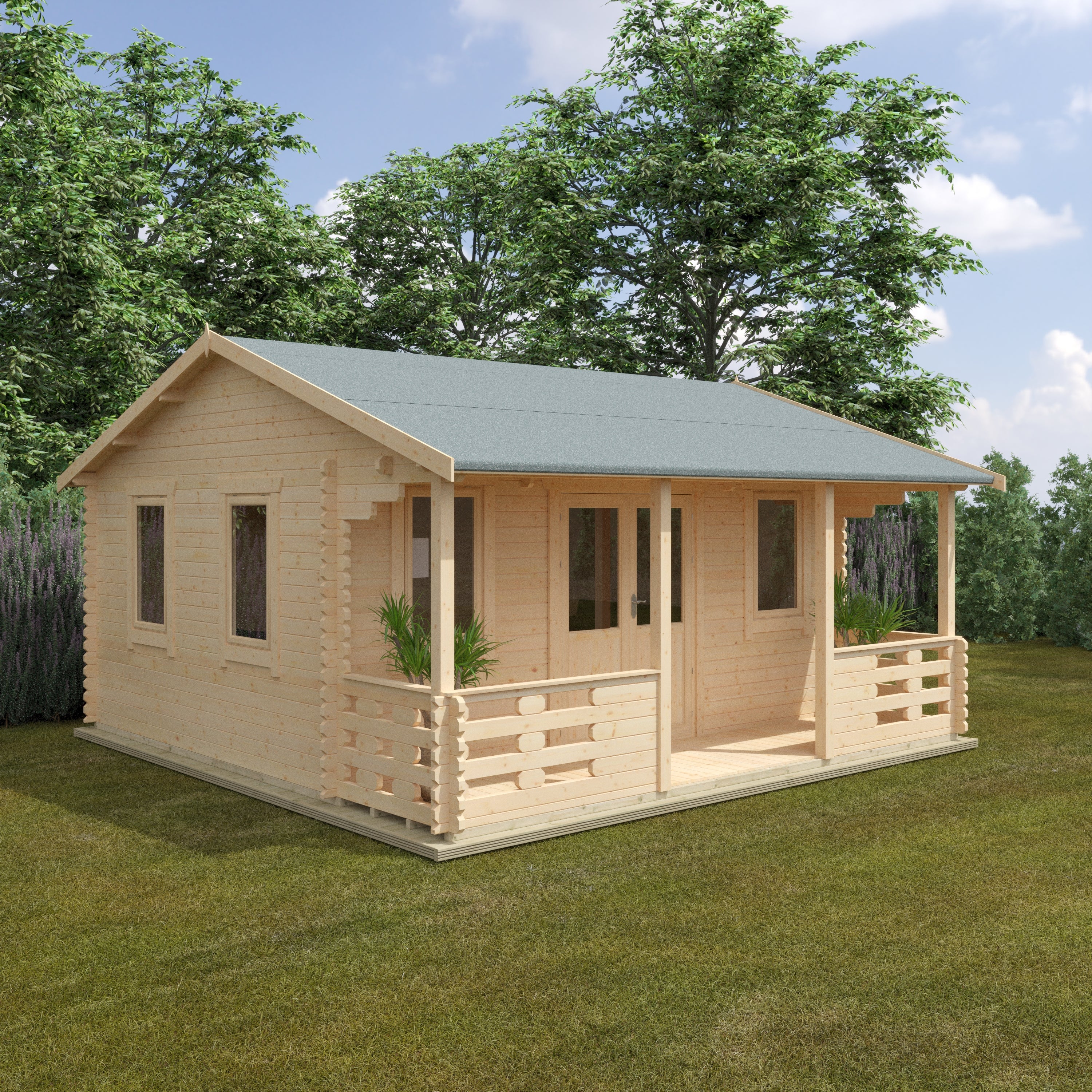 THE ADLINGTON 44mm Log Cabins