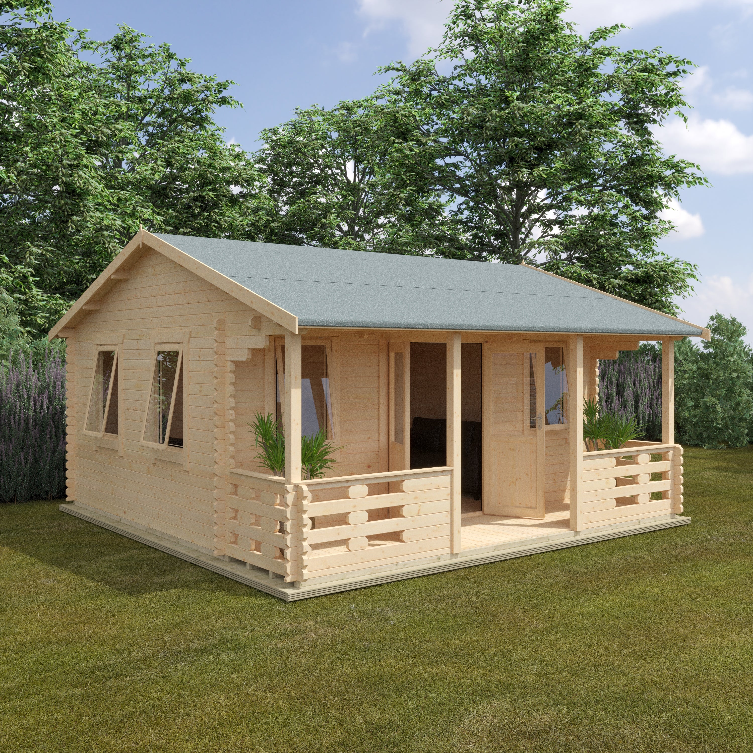 THE ADLINGTON 44mm Log Cabins