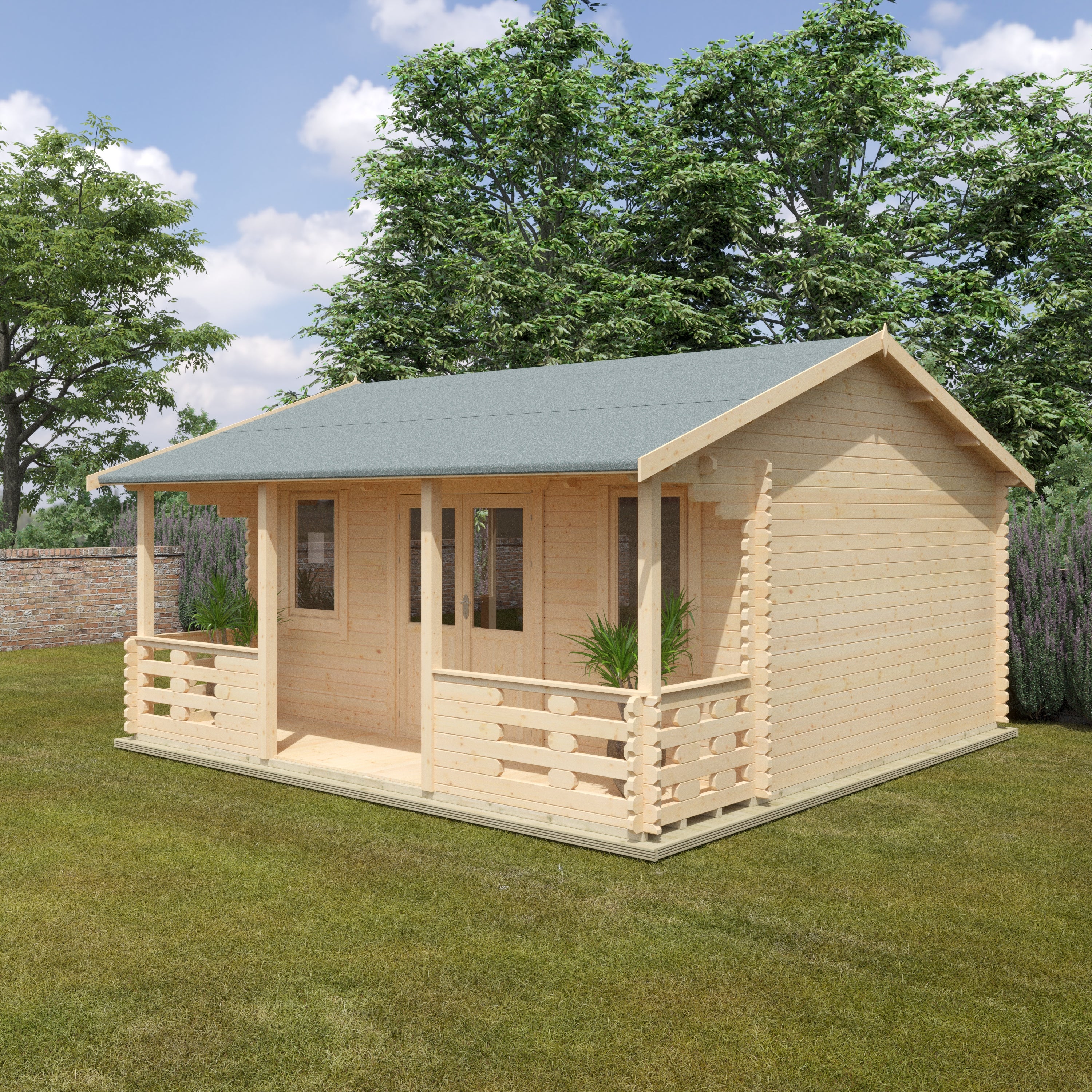 THE ADLINGTON 44mm Log Cabins
