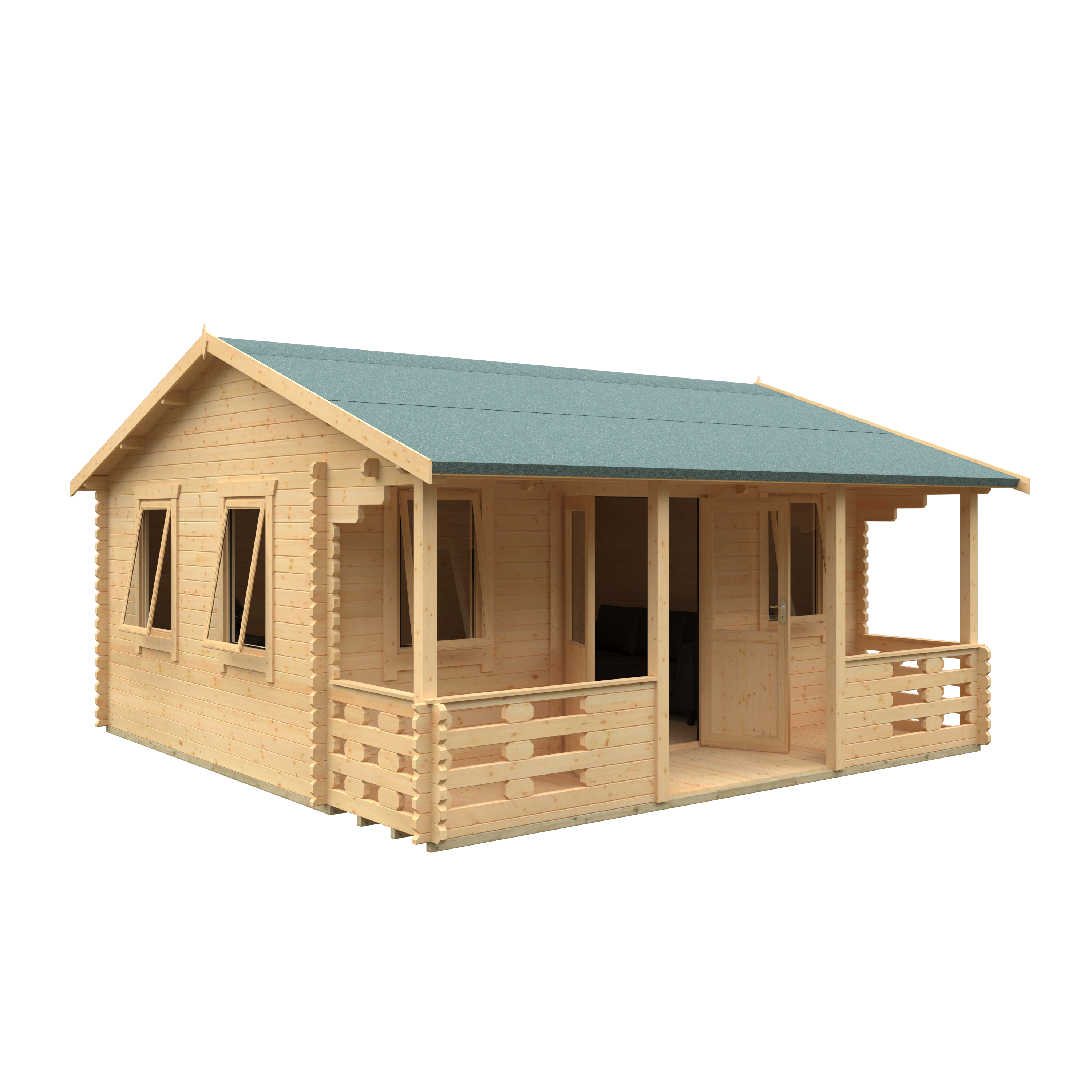 THE ADLINGTON 44mm Log Cabins