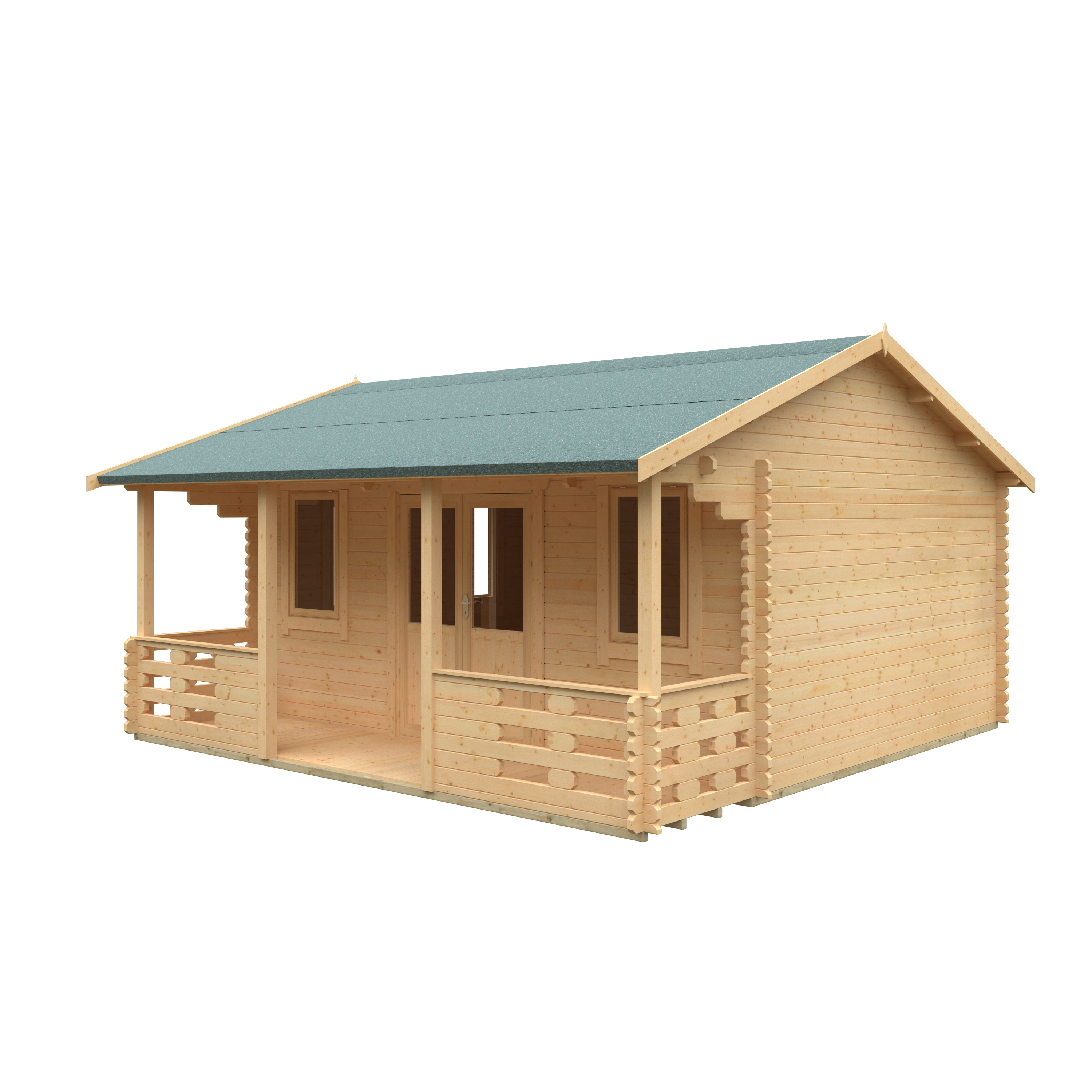 THE ADLINGTON 44mm Log Cabins