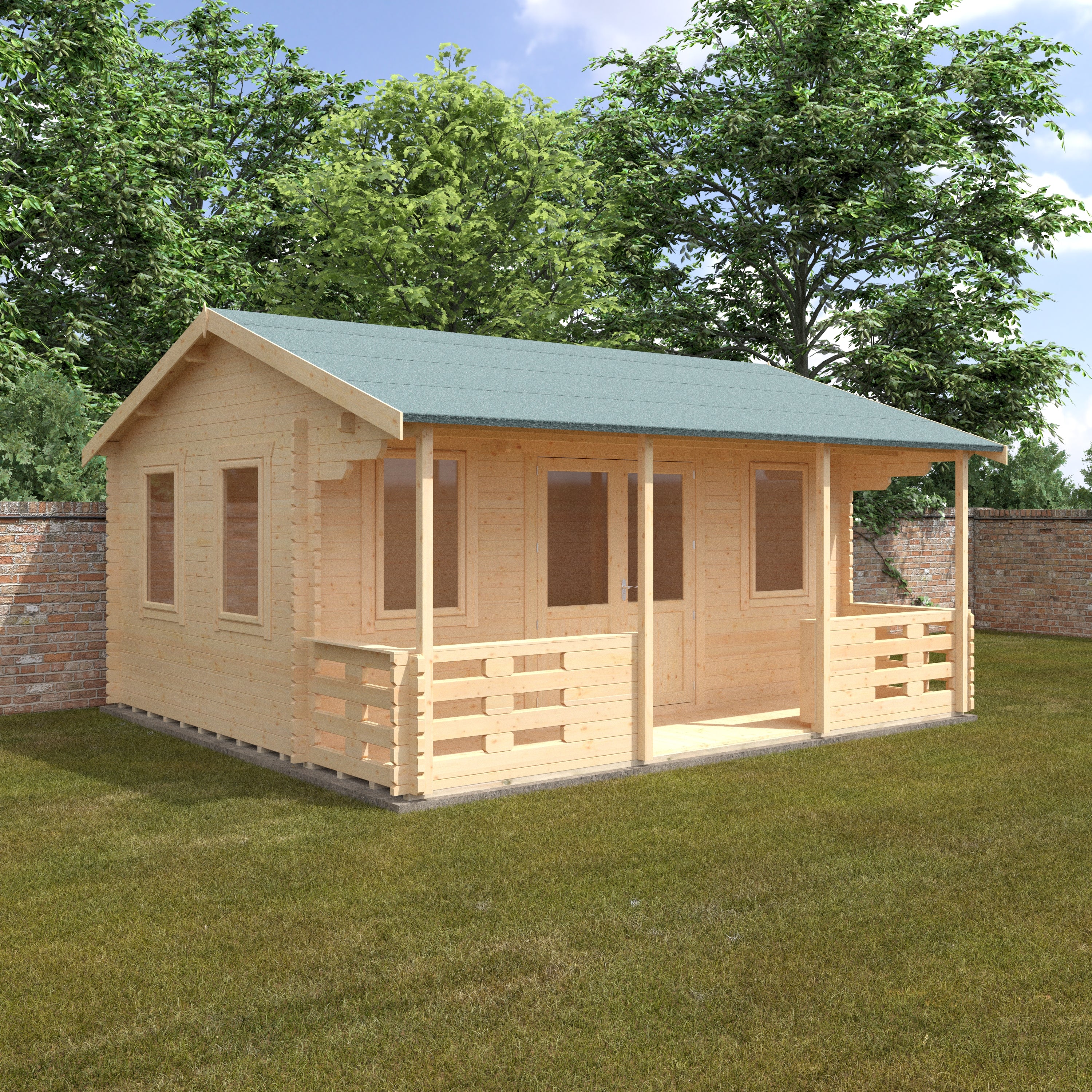 THE ADLINGTON 44mm Log Cabins