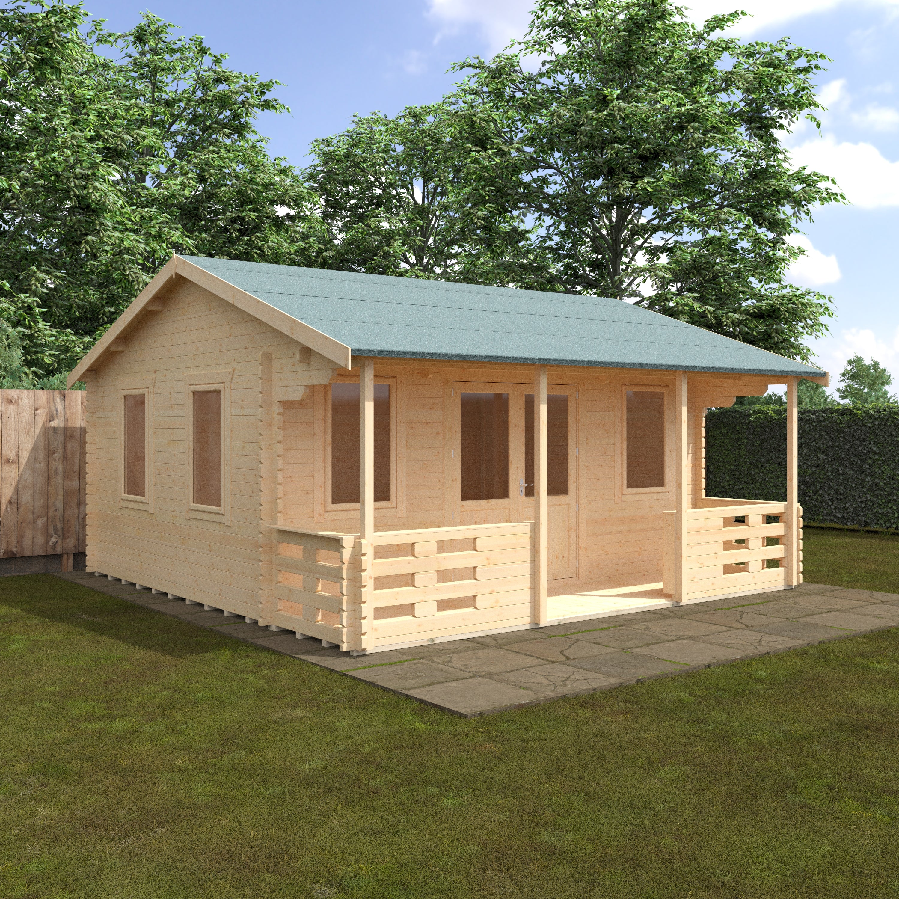 THE ADLINGTON 44mm Log Cabins
