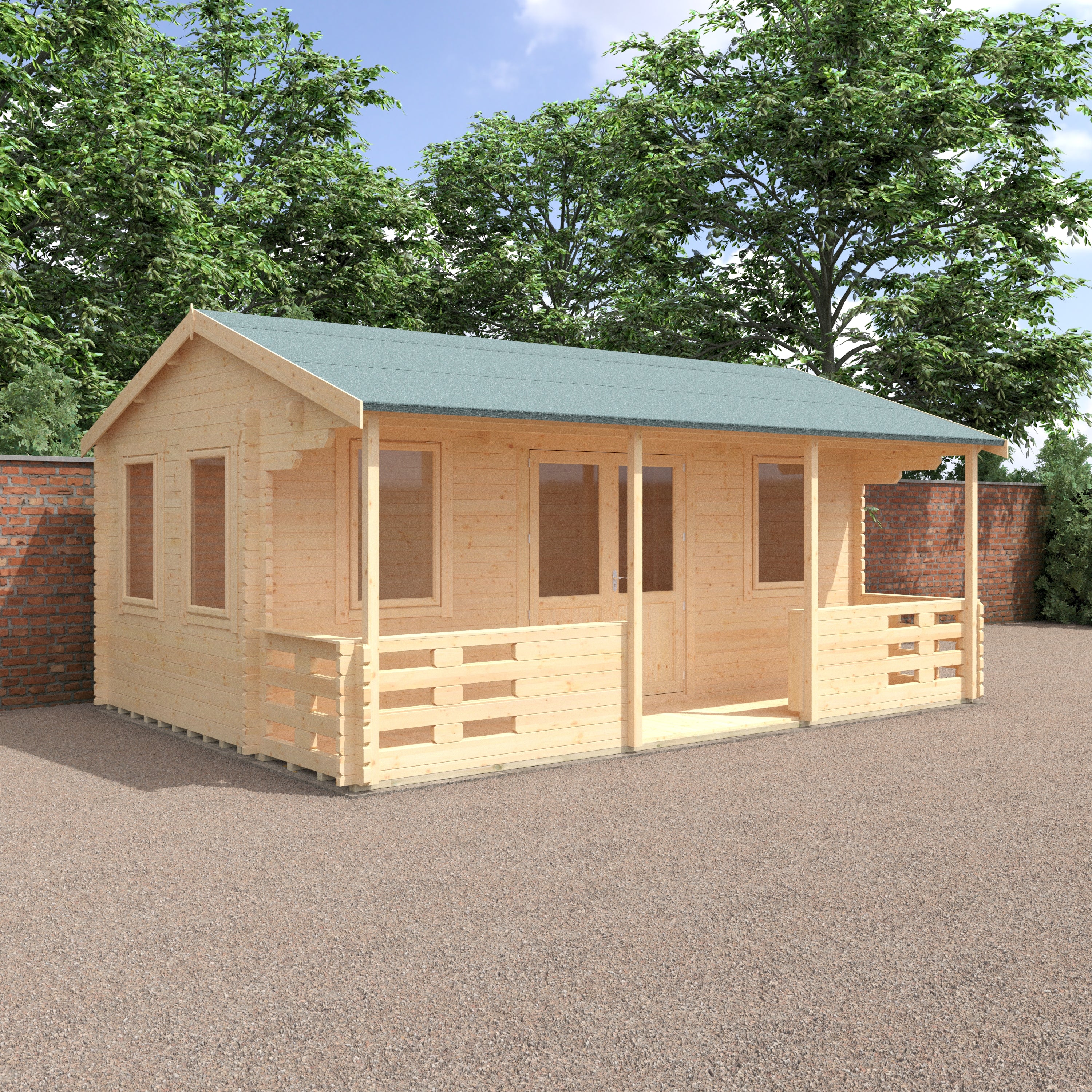 THE ADLINGTON 44mm Log Cabins