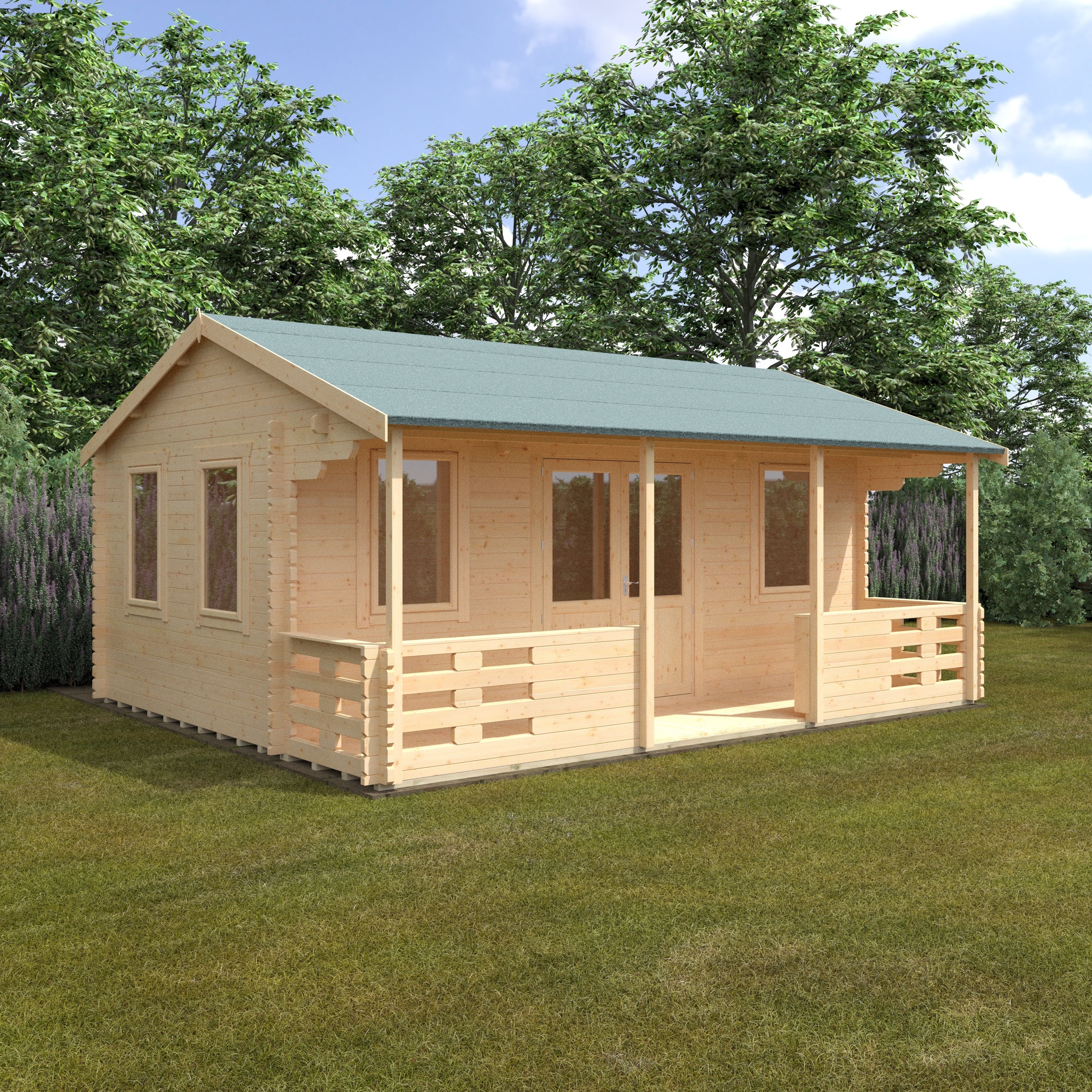 THE ADLINGTON 44mm Log Cabins