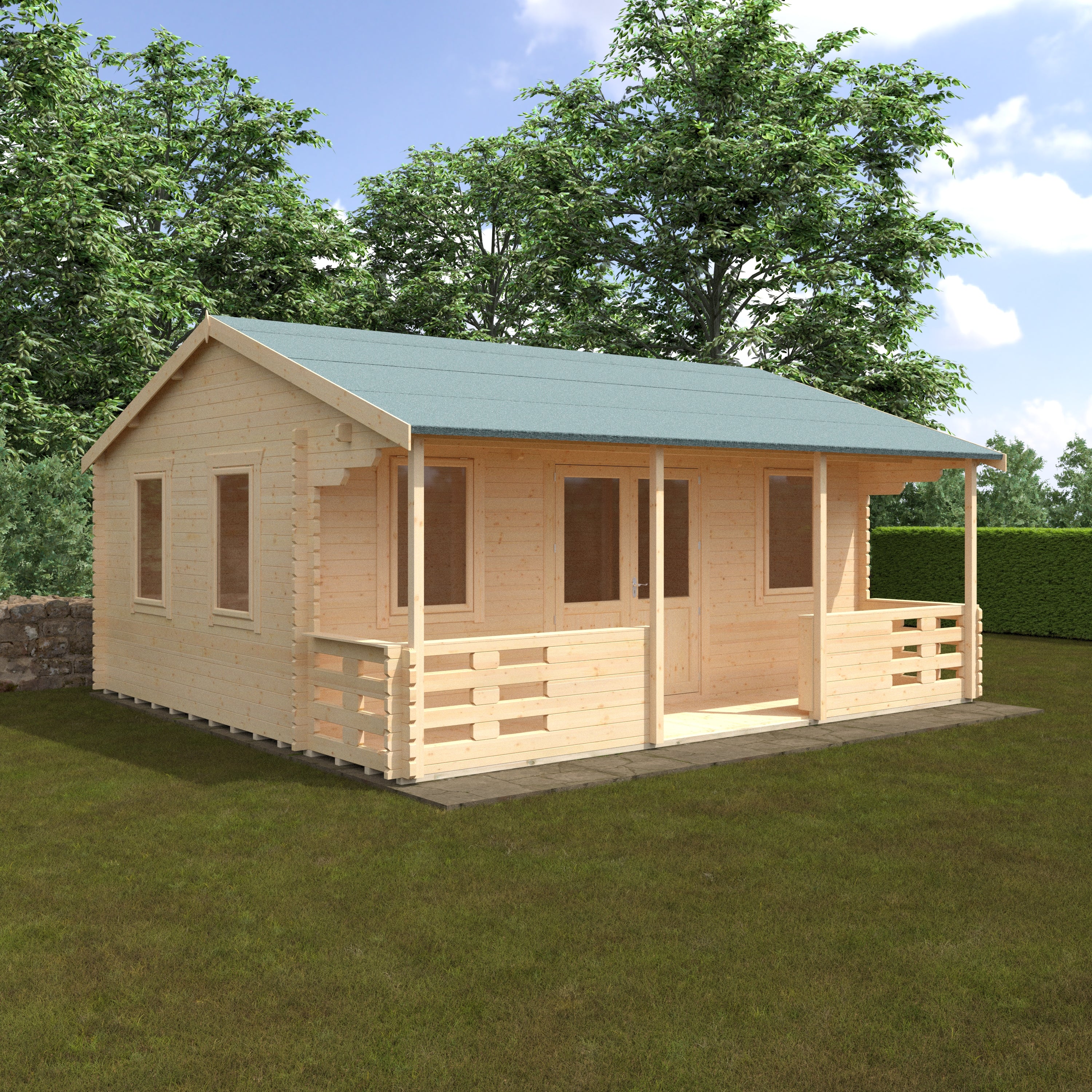 THE ADLINGTON 44mm Log Cabins