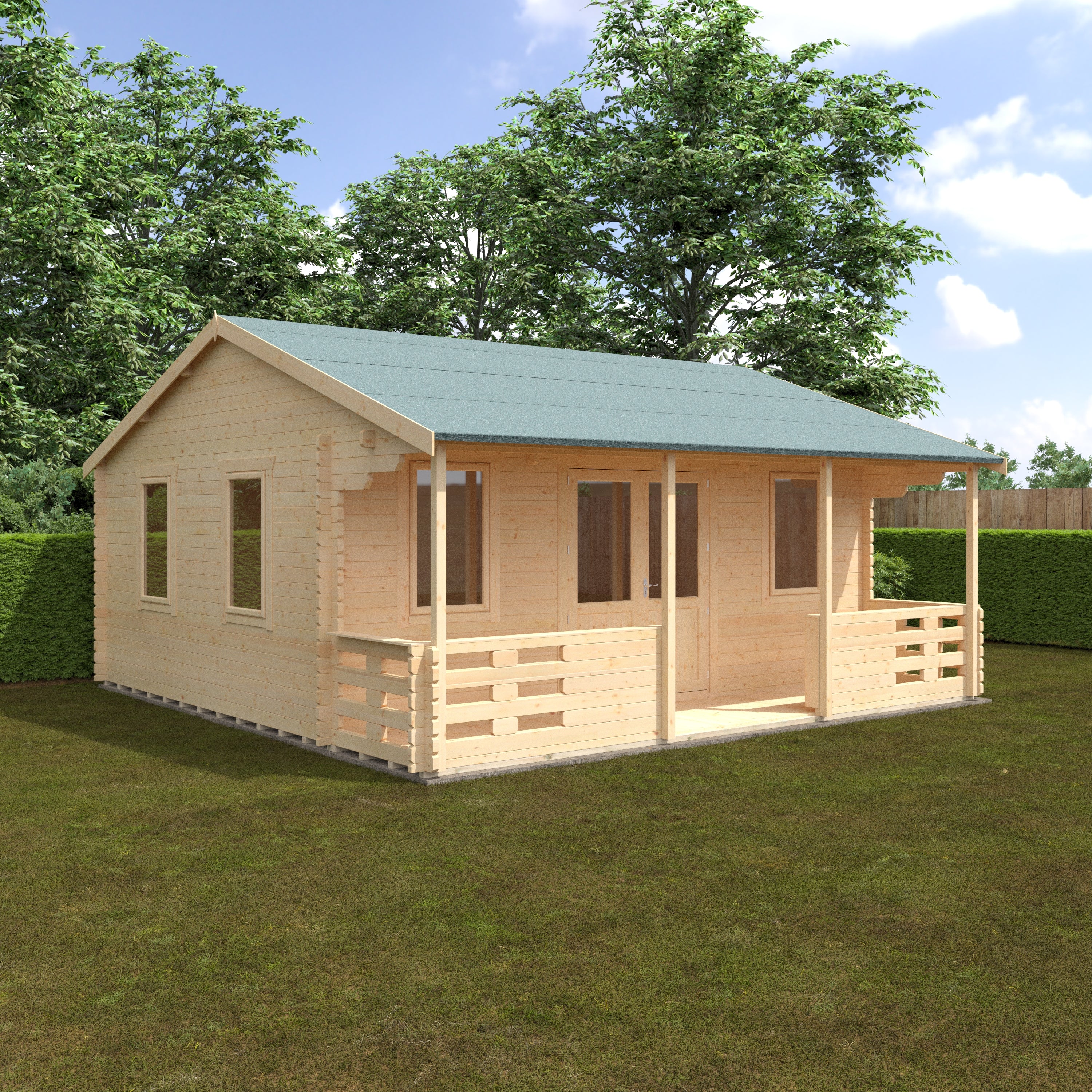 THE ADLINGTON 44mm Log Cabins