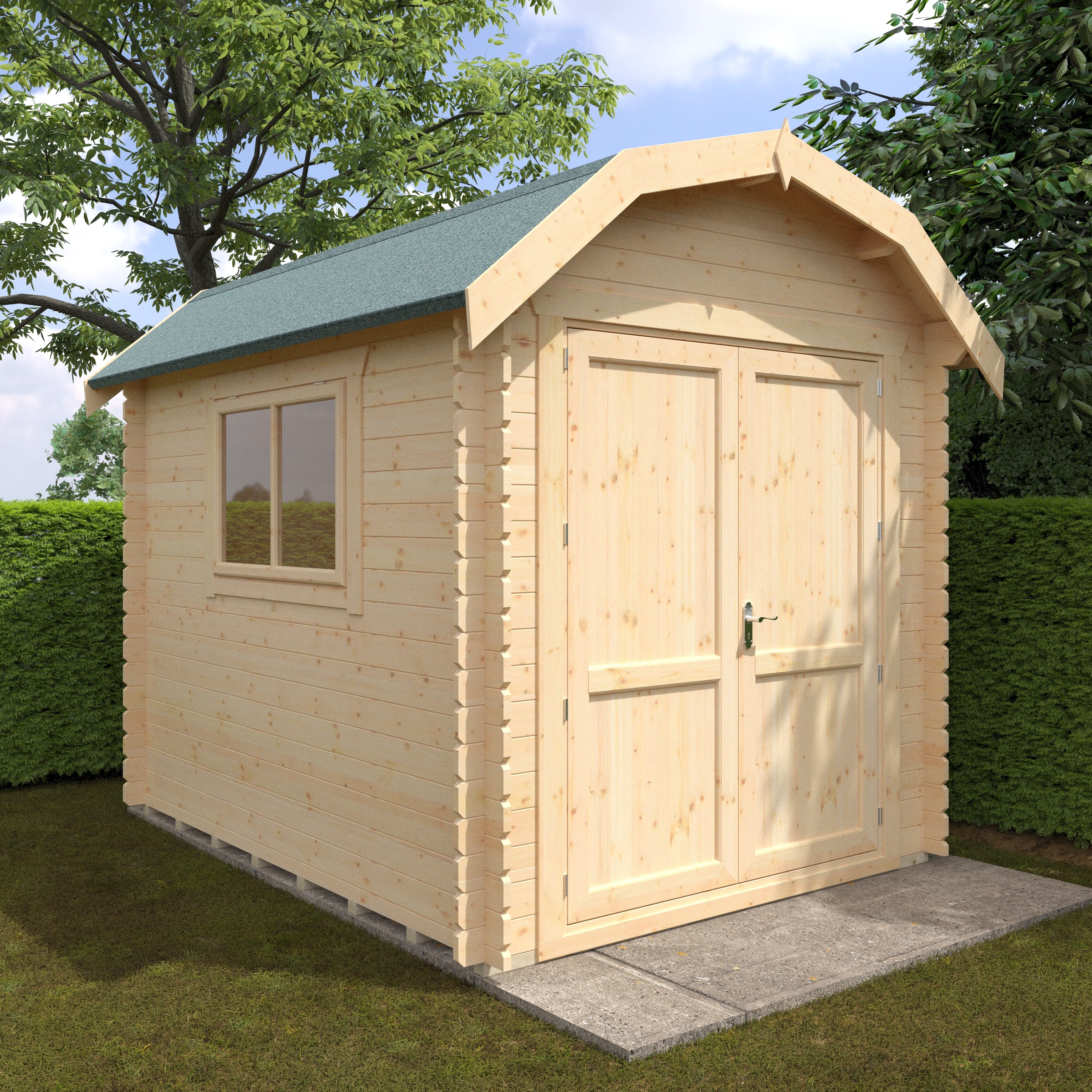 THE ALDFORD BARN 28 mm Log Cabin