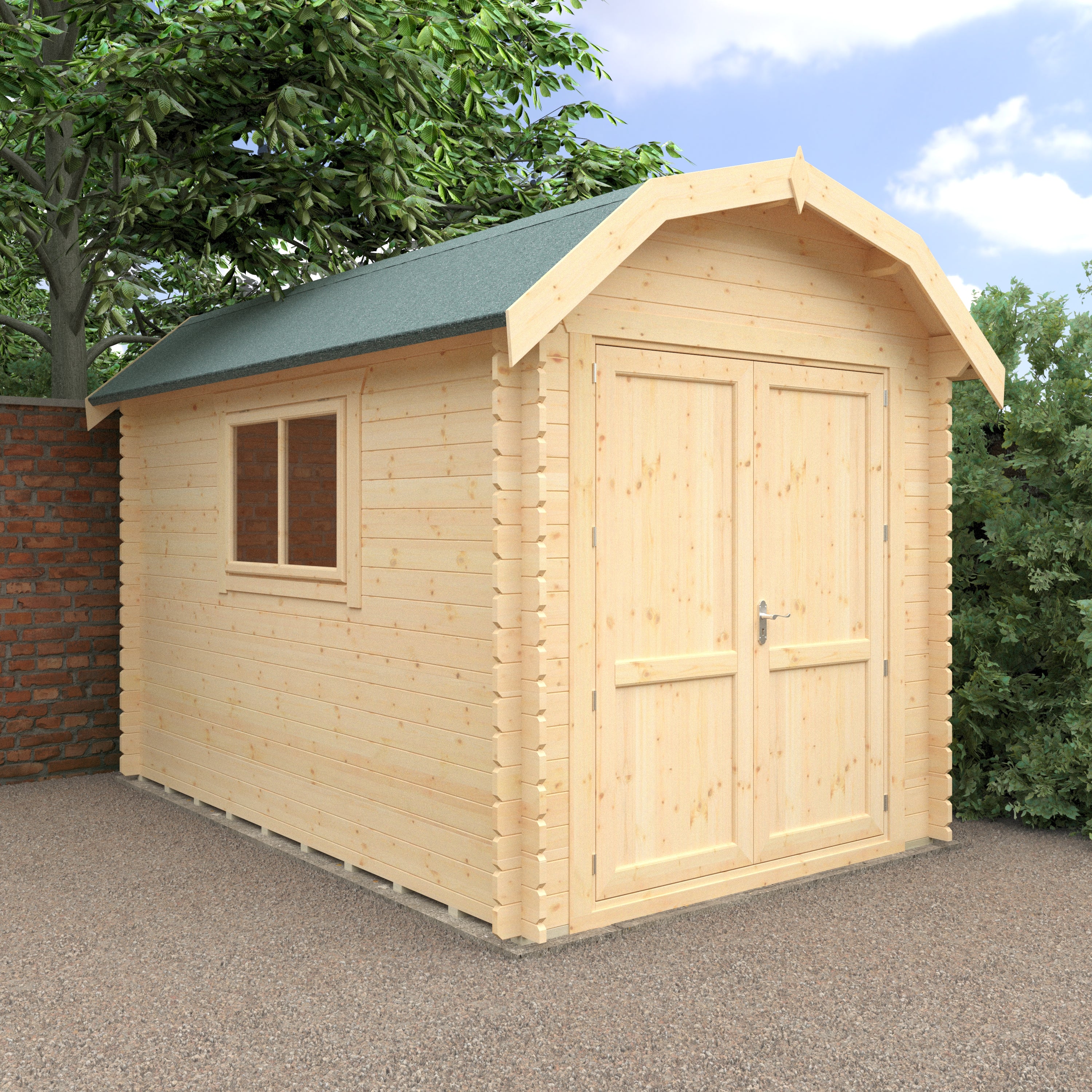 THE ALDFORD BARN 28 mm Log Cabin