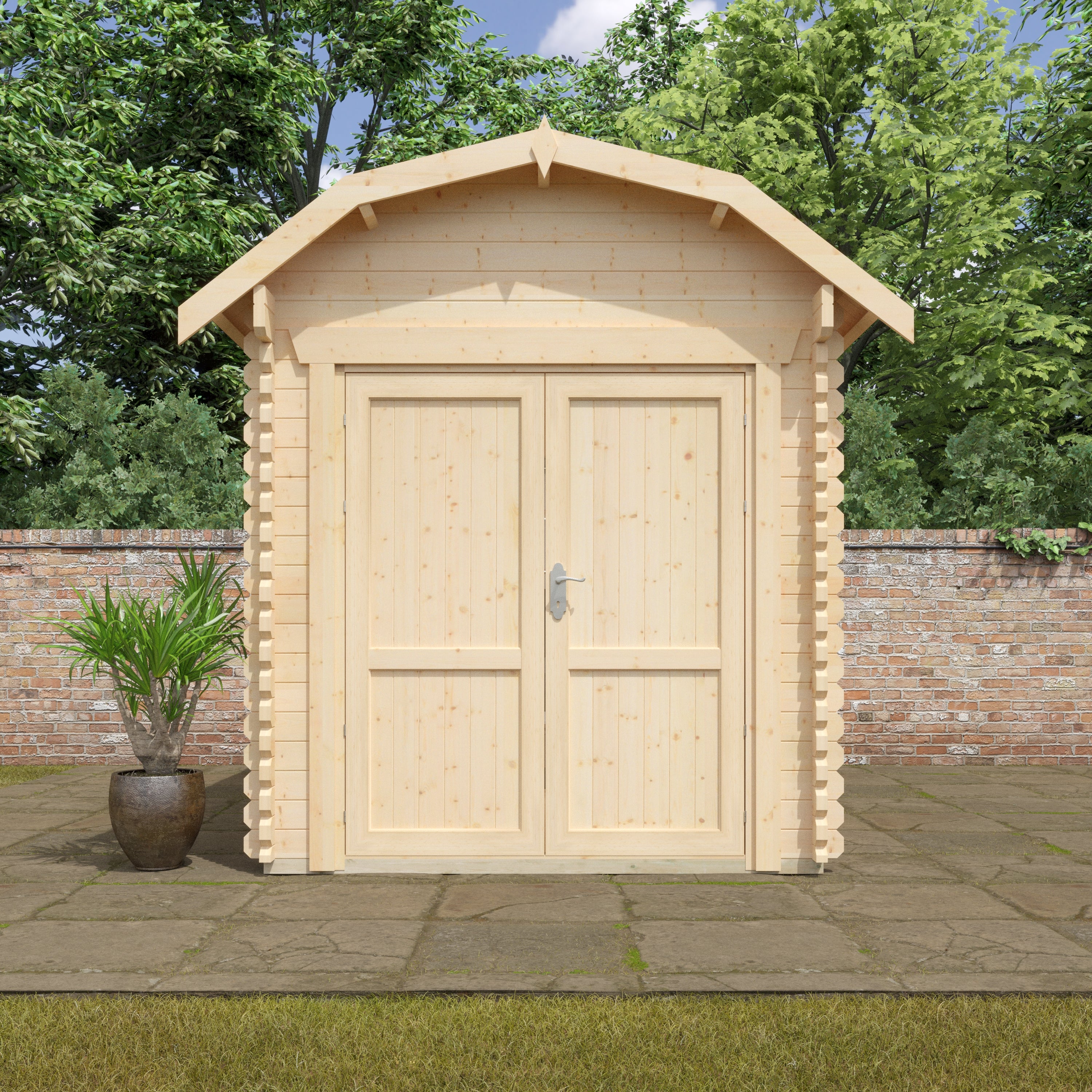 THE ALDFORD BARN 28 mm Log Cabin