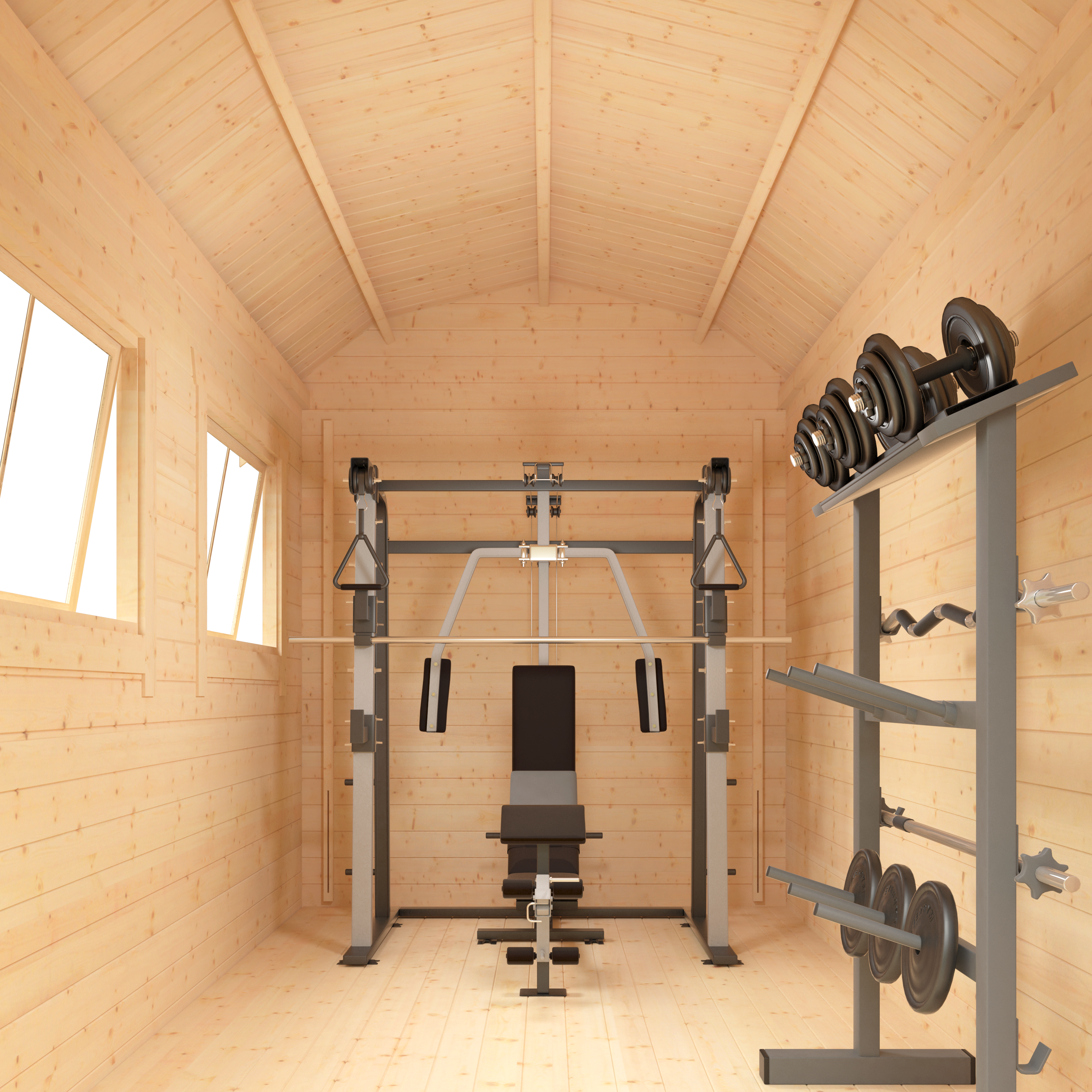 THE ALDFORD BARN 28 mm Log Cabin