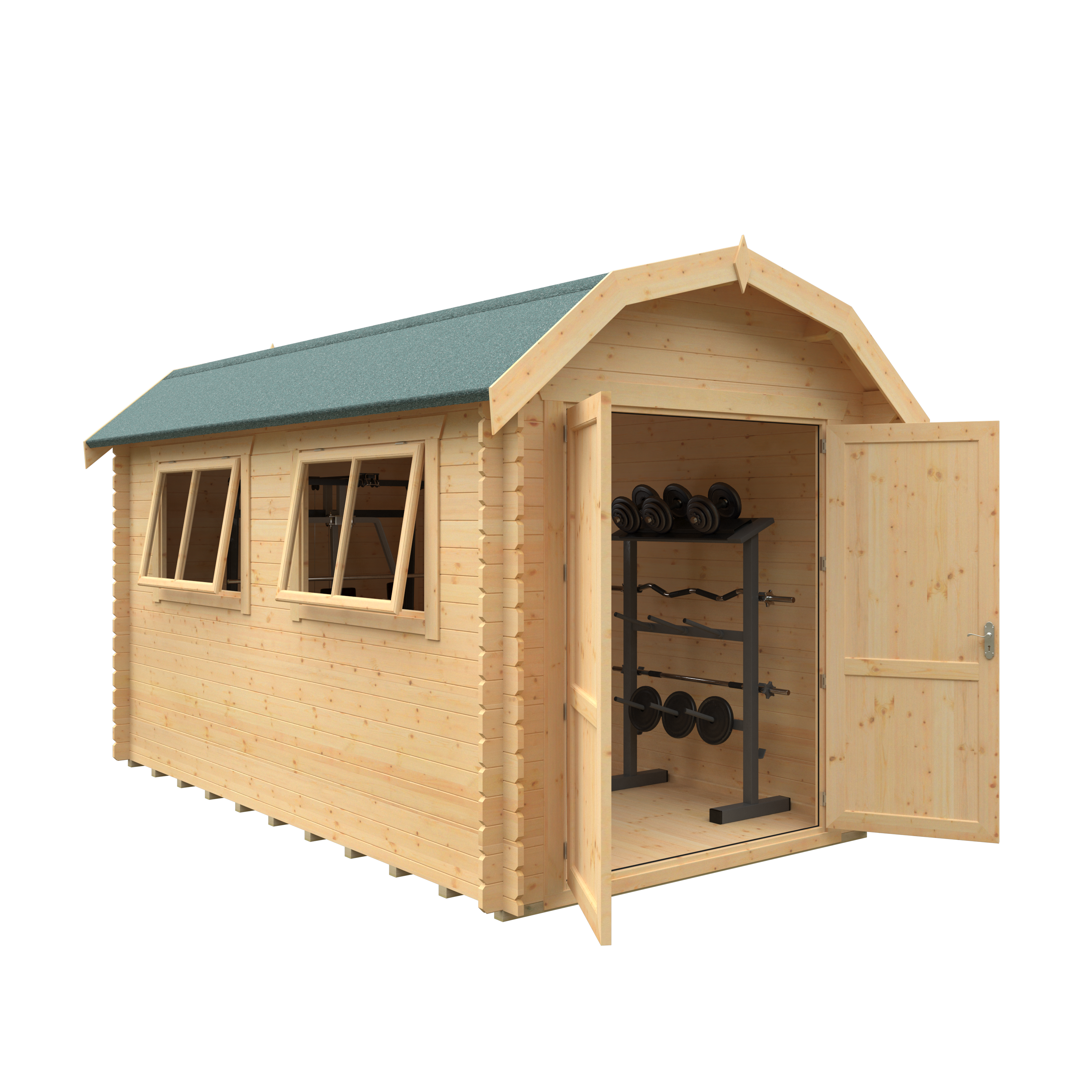 THE ALDFORD BARN 28 mm Log Cabin