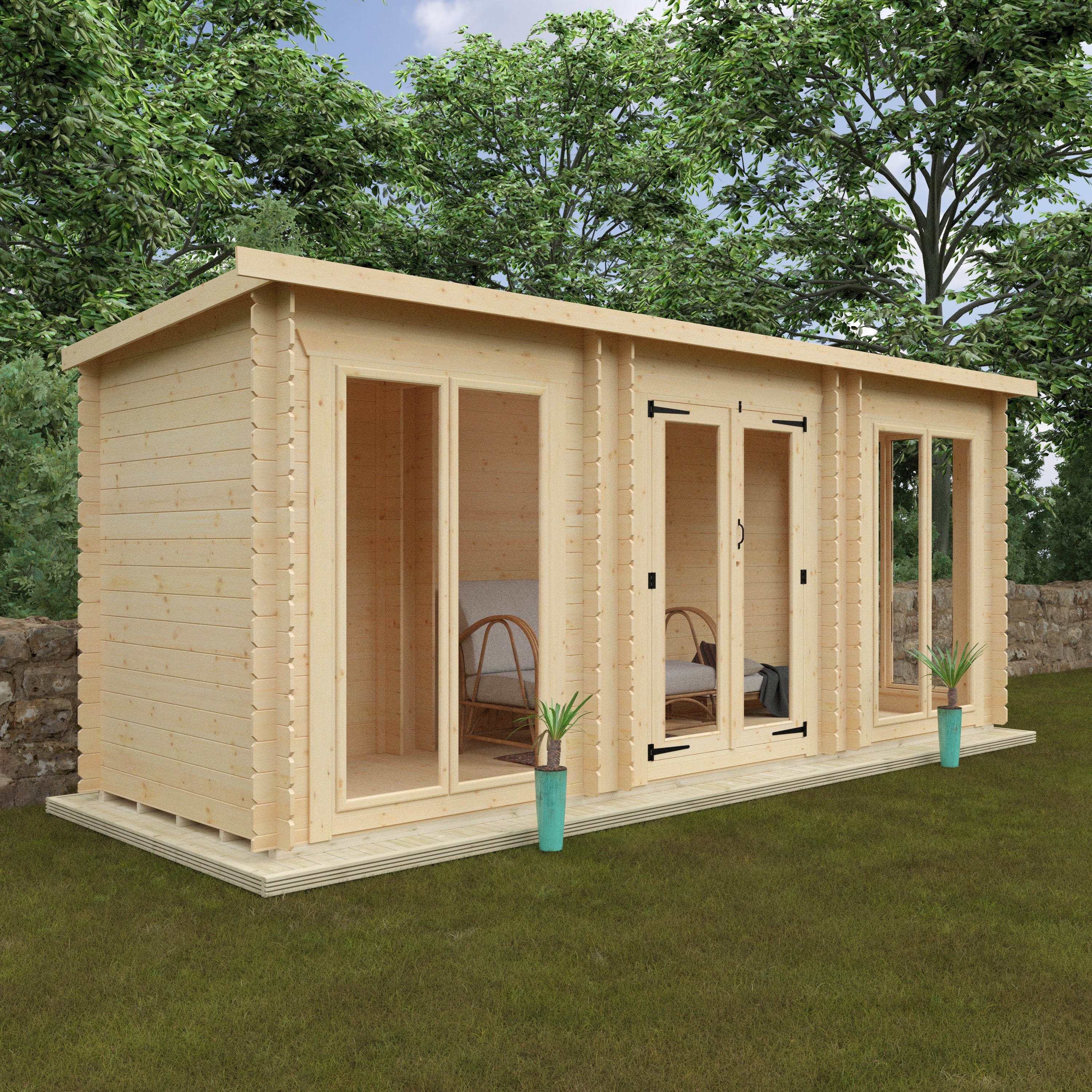 THE ASTORIA 19mm Log Cabin
