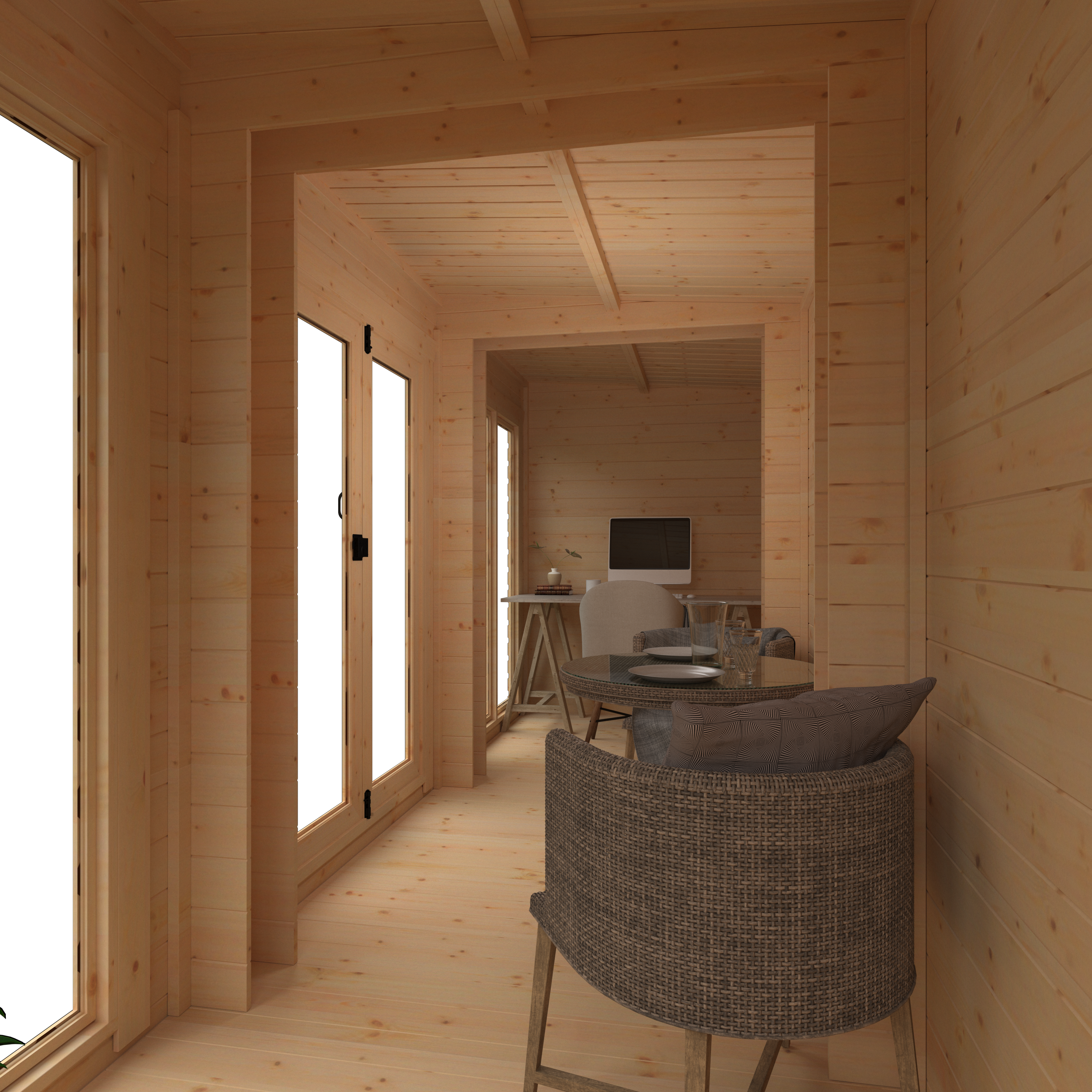 THE ASTORIA 19mm Log Cabin