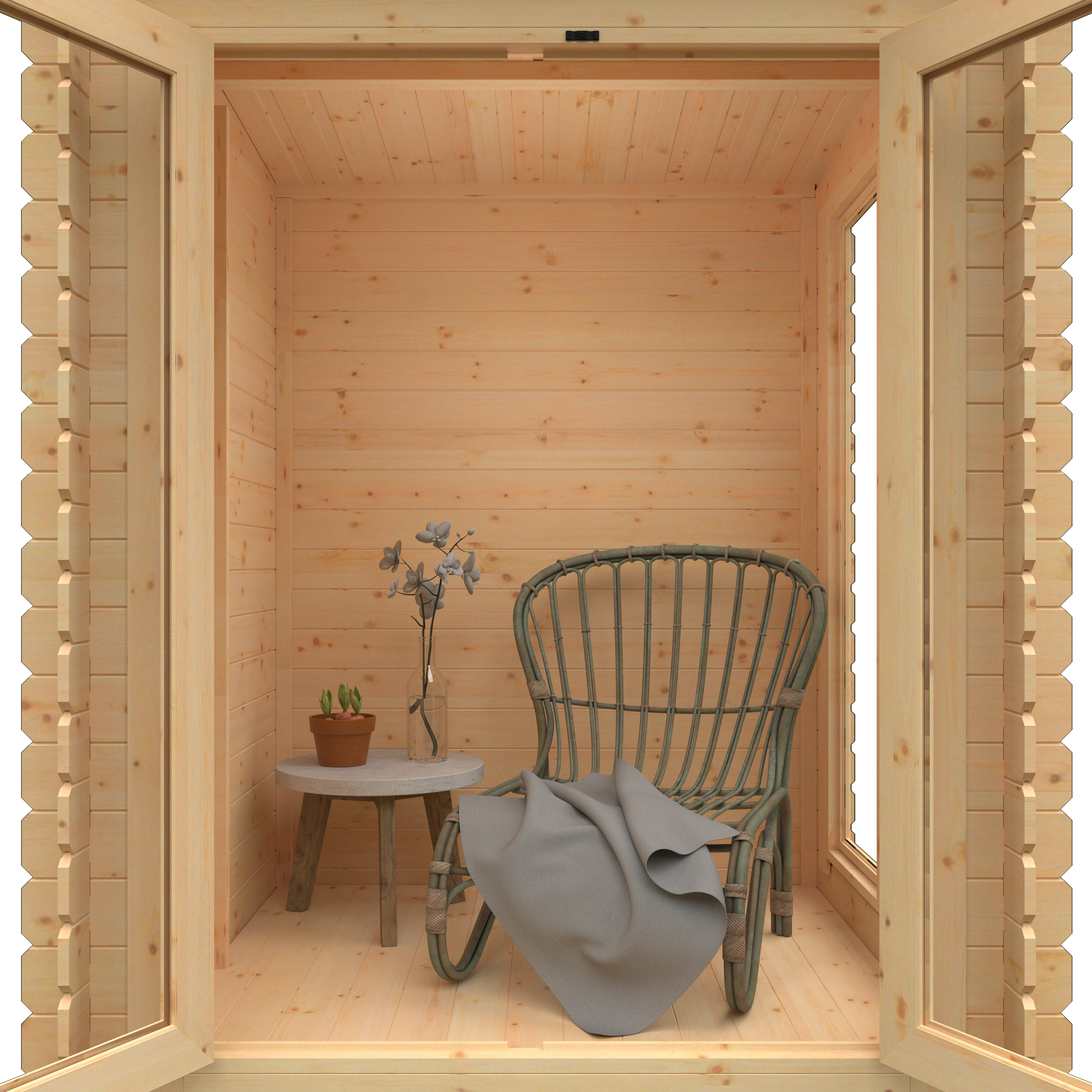 THE ASTORIA 19mm Log Cabin