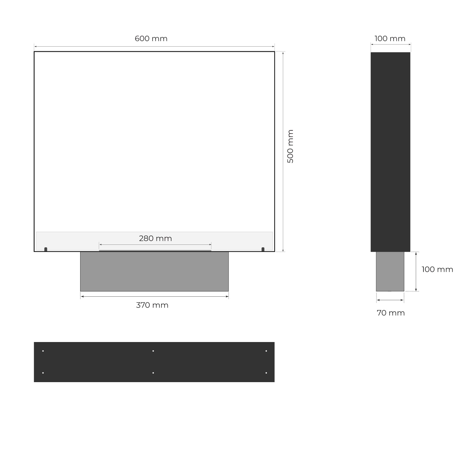 Foco Two 600 Slim Bioethanol Fireplace