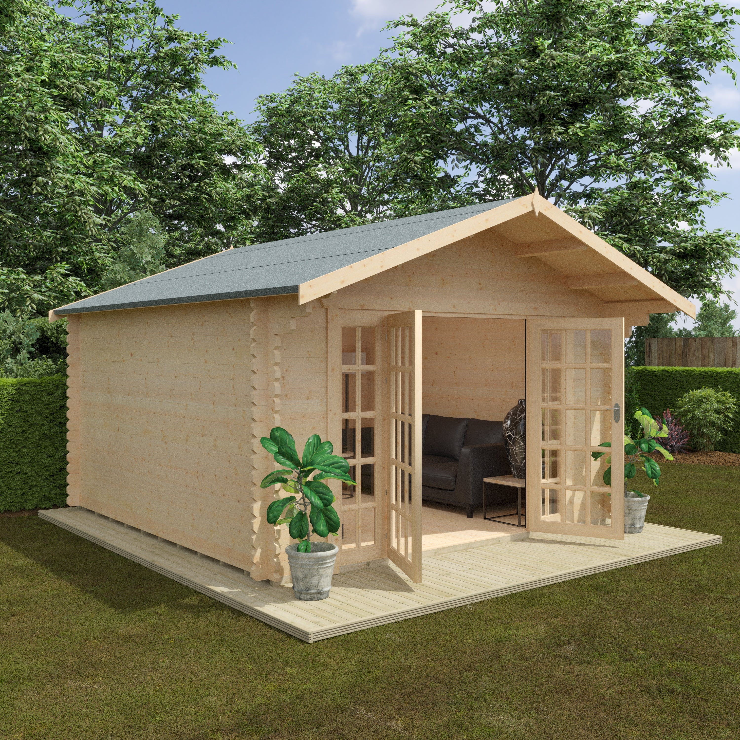THE BALMORAL 44mm Log Cabins