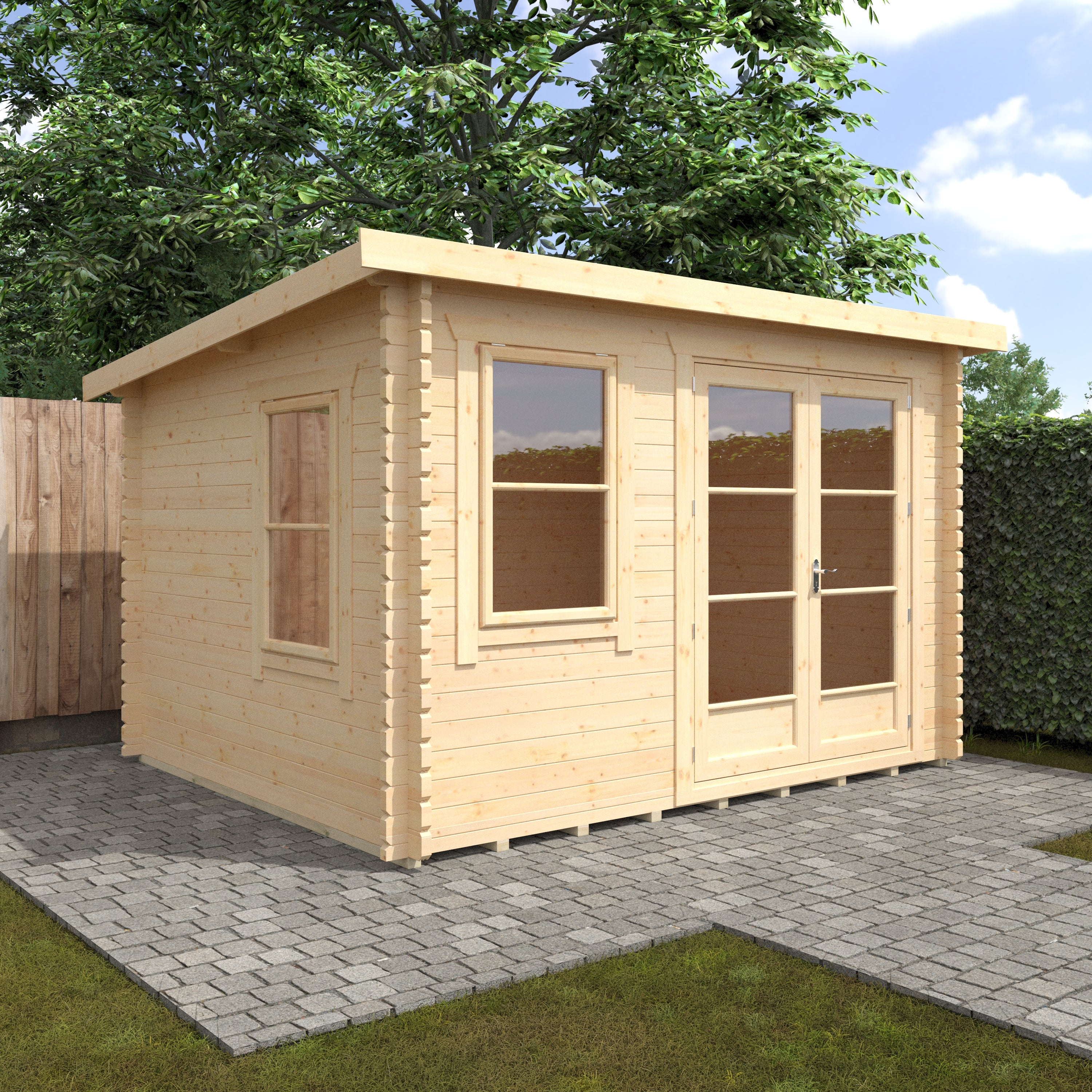 THE BELTON 44mm Log Cabin