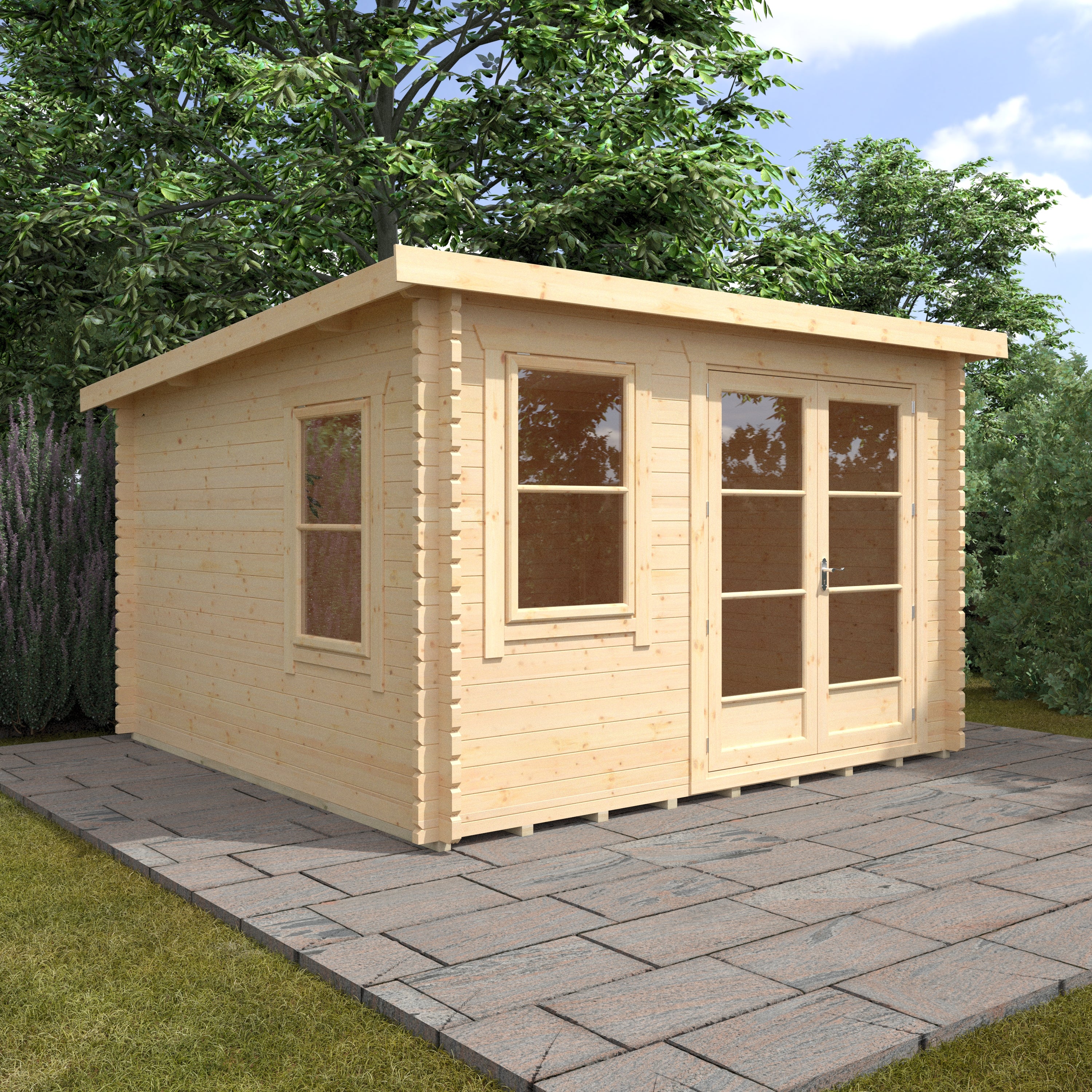 THE BELTON 44mm Log Cabin