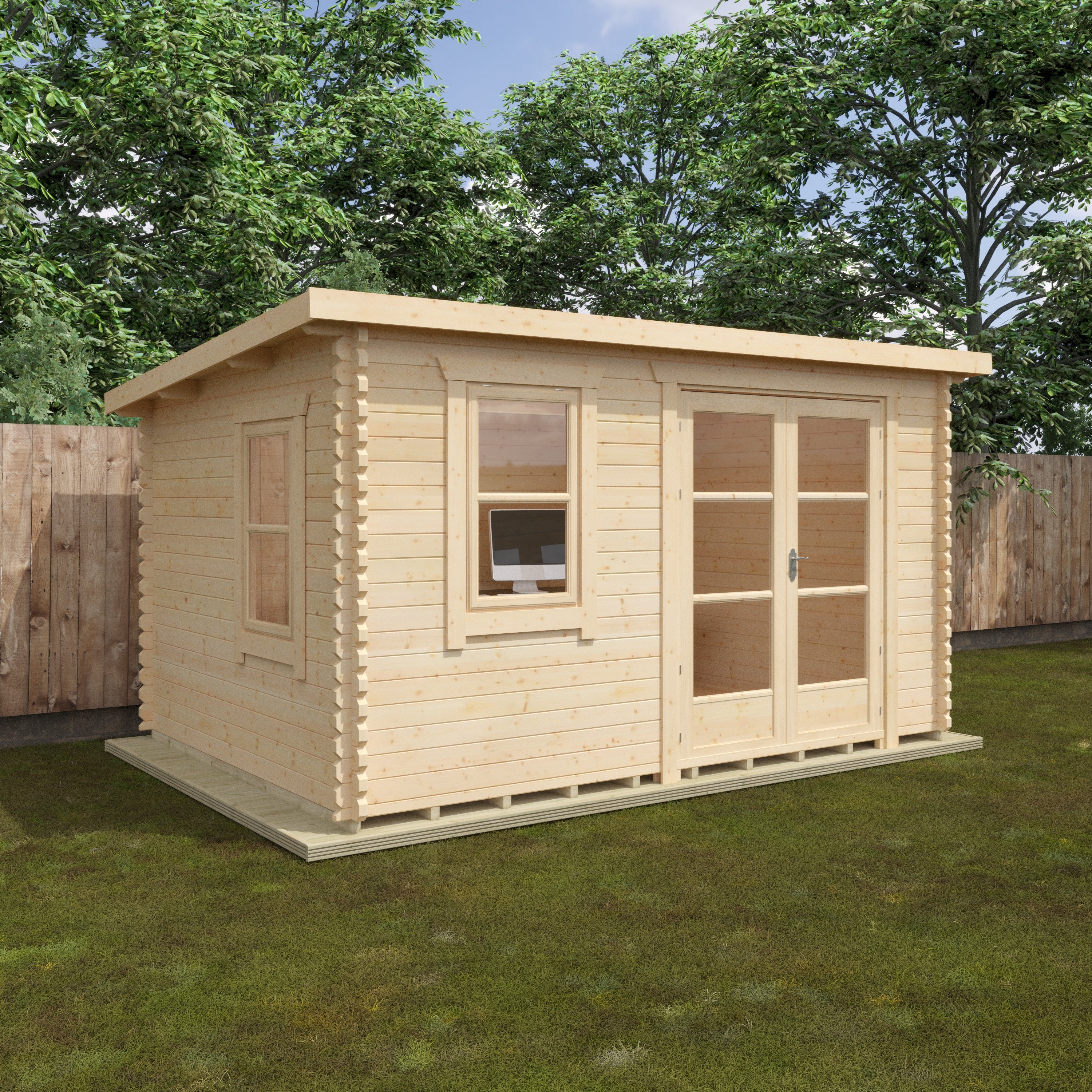THE BELTON 44mm Log Cabin