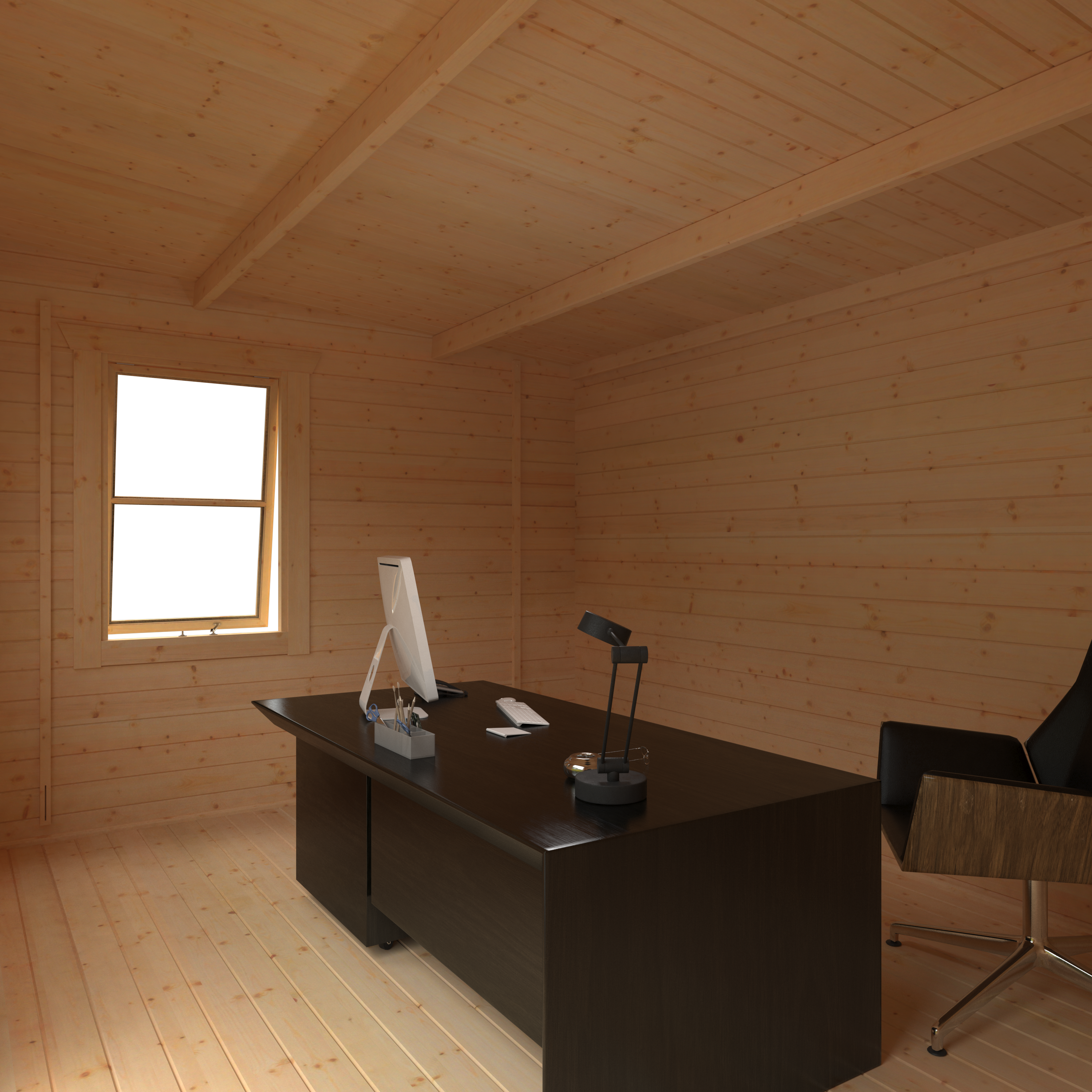 THE BELTON 44mm Log Cabin