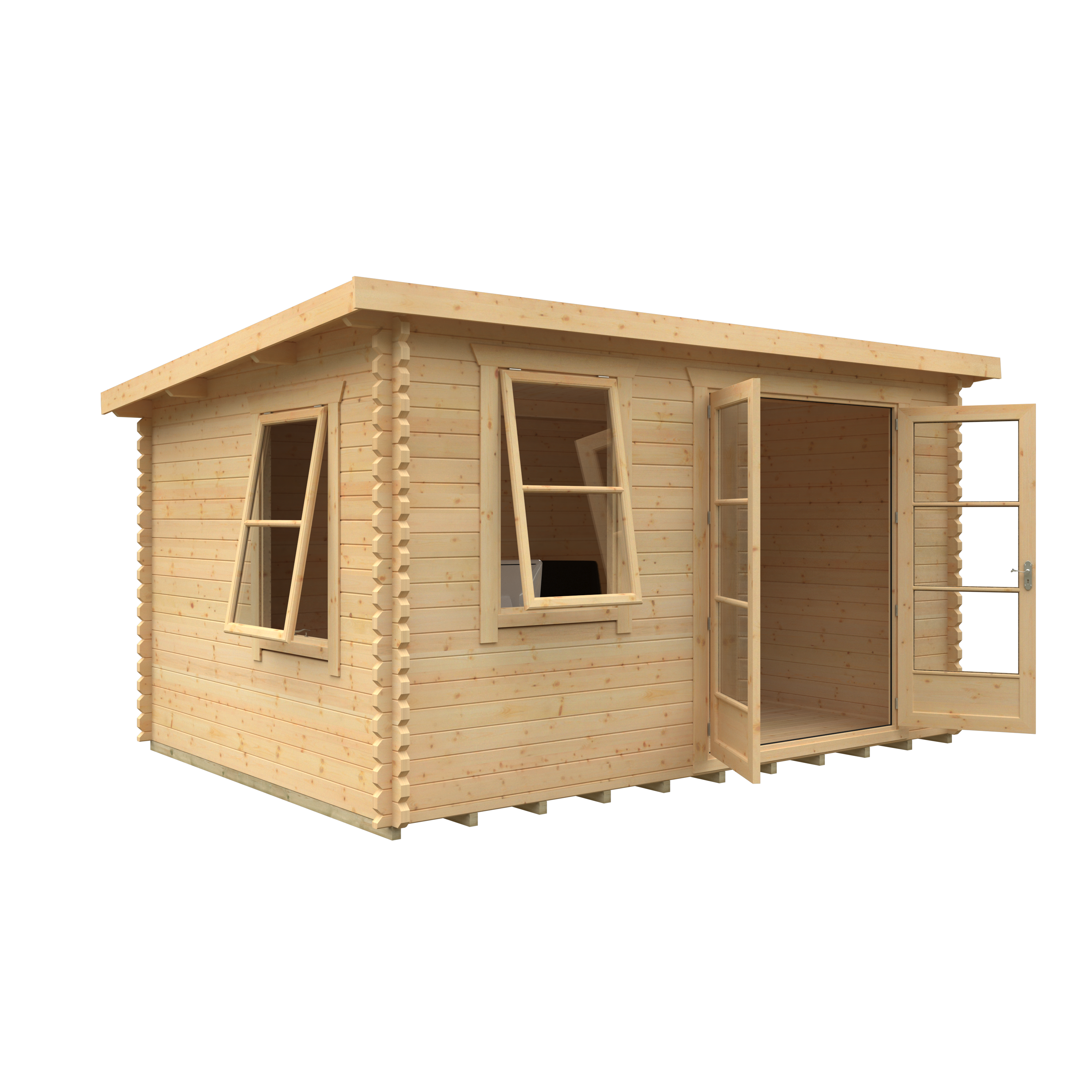 THE BELTON 44mm Log Cabin