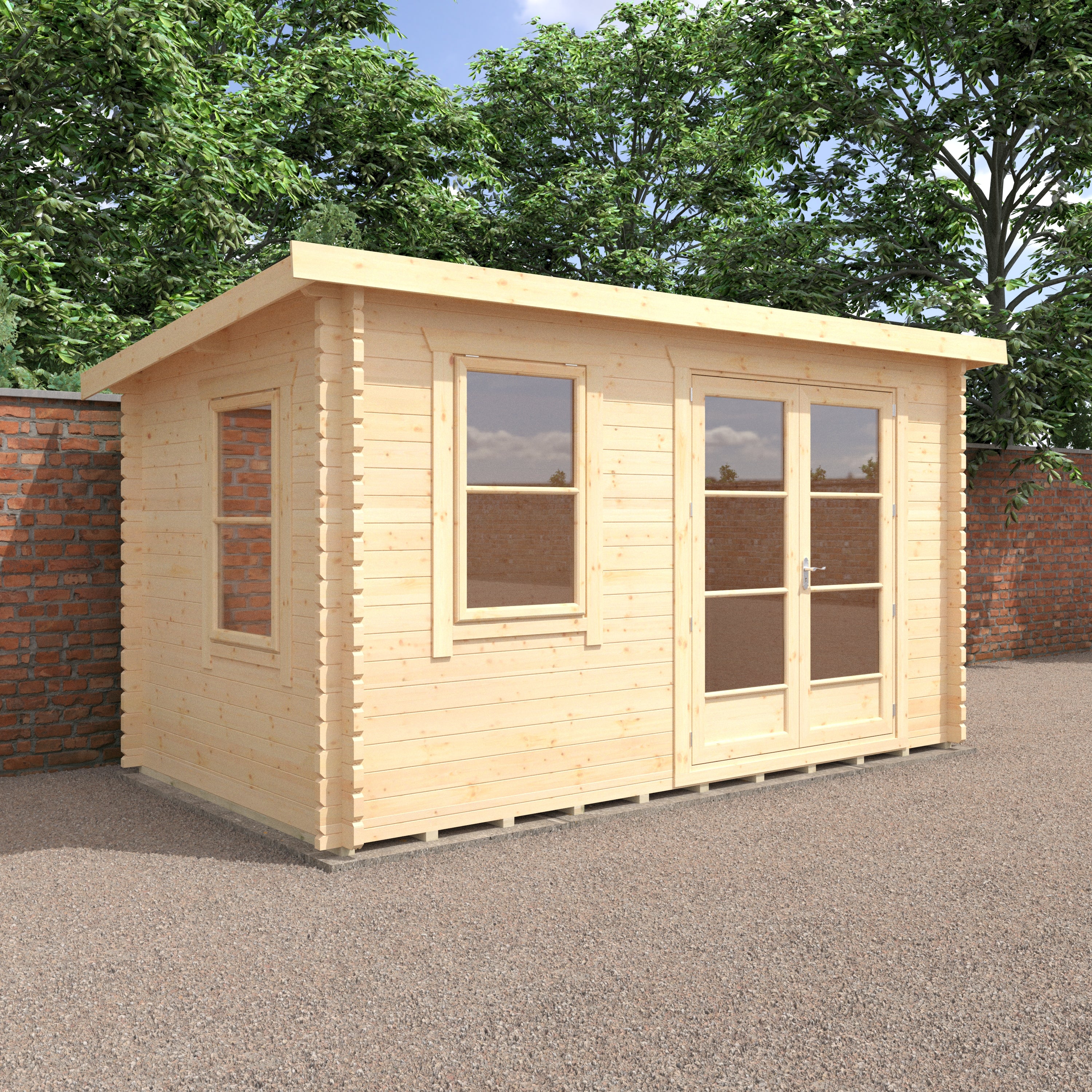 THE BELTON 44mm Log Cabin