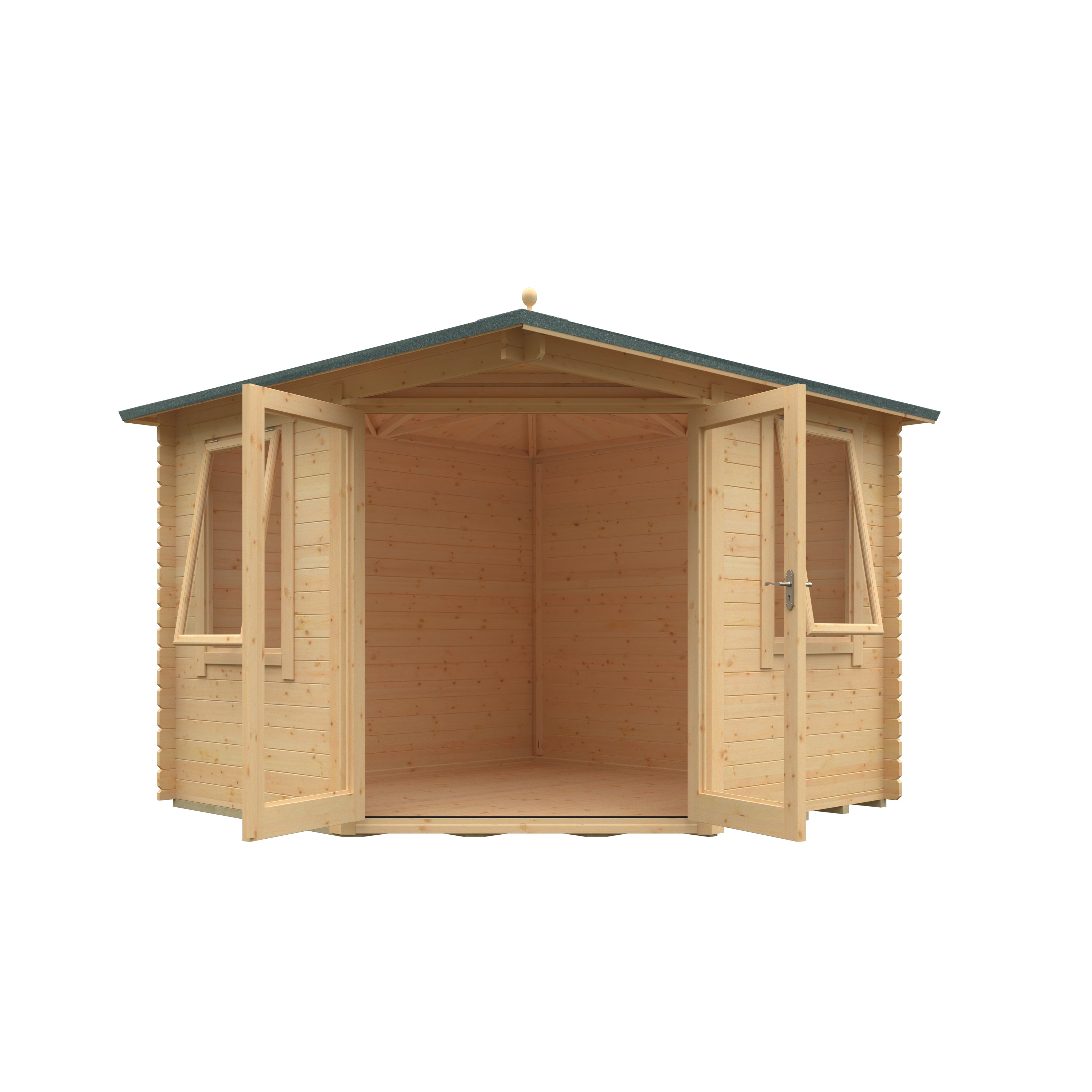 THE BRADWELL Corner 28 mm Log Cabin