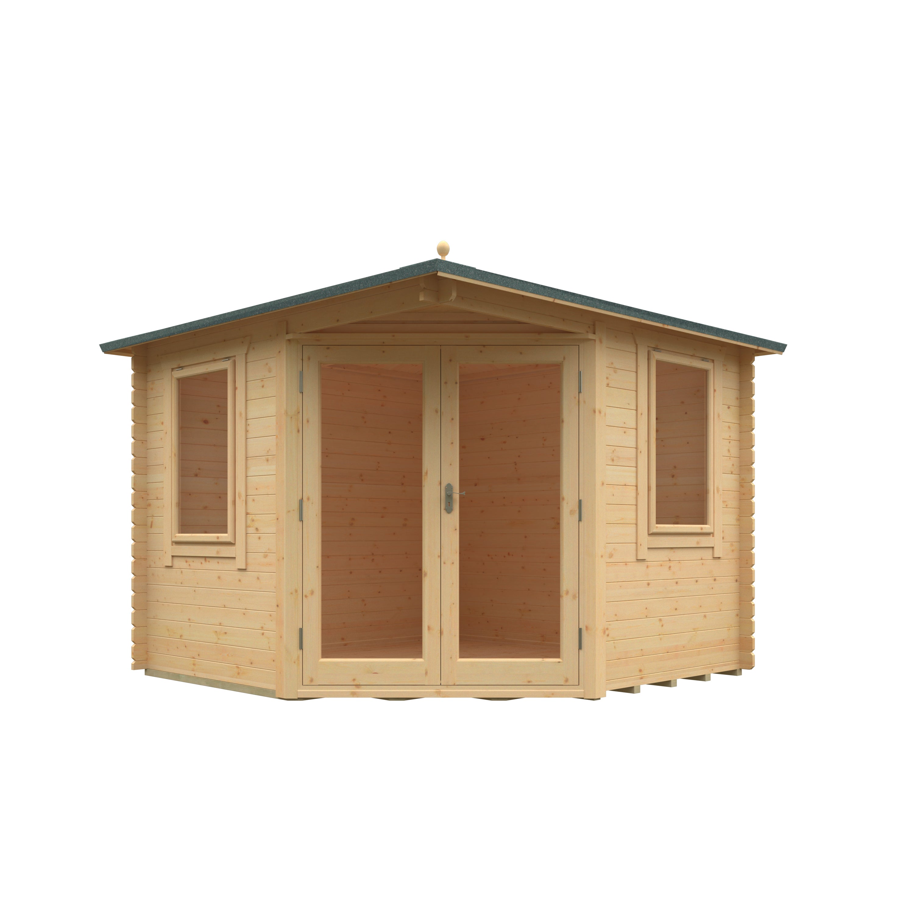THE BRADWELL Corner 28 mm Log Cabin
