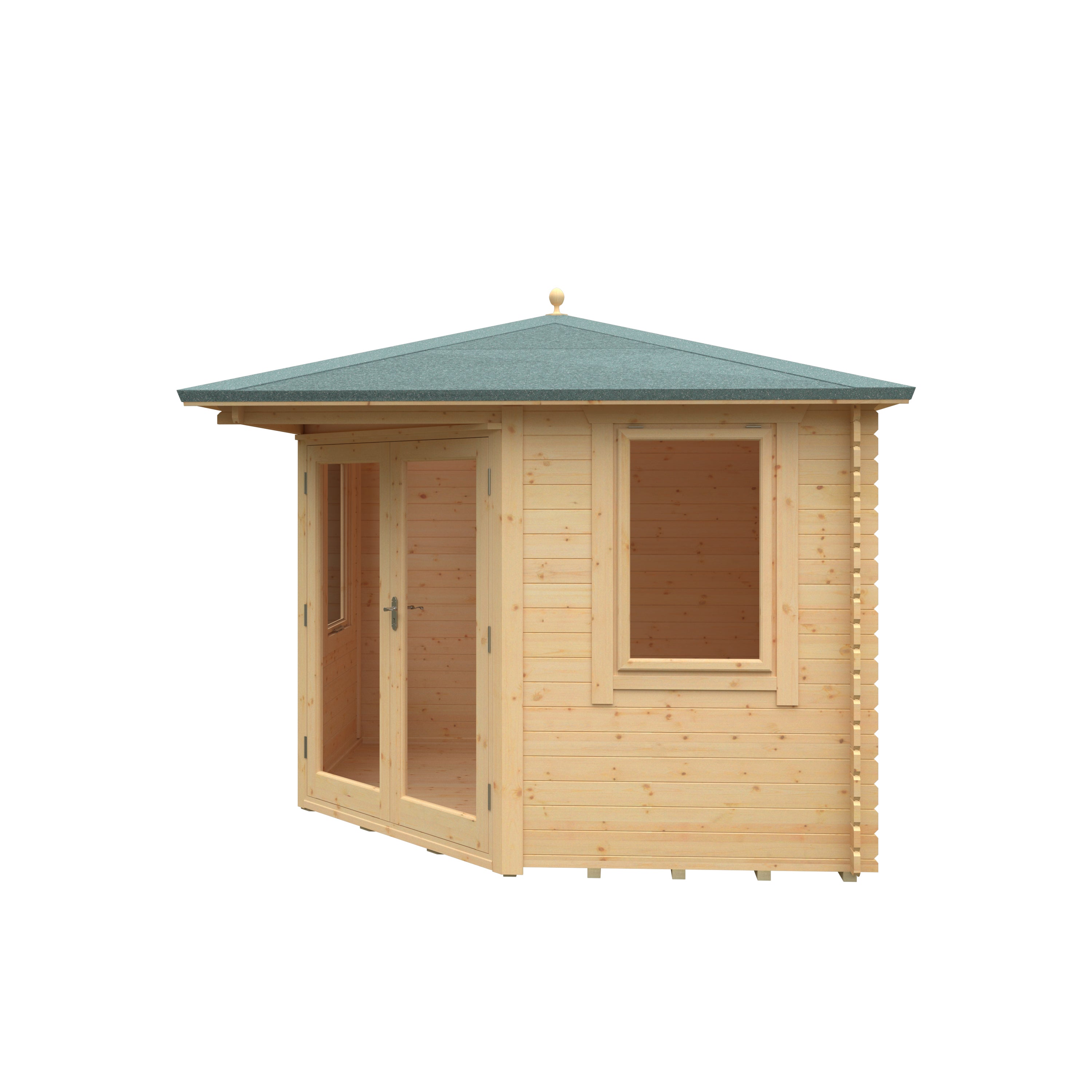 THE BRADWELL Corner 28 mm Log Cabin