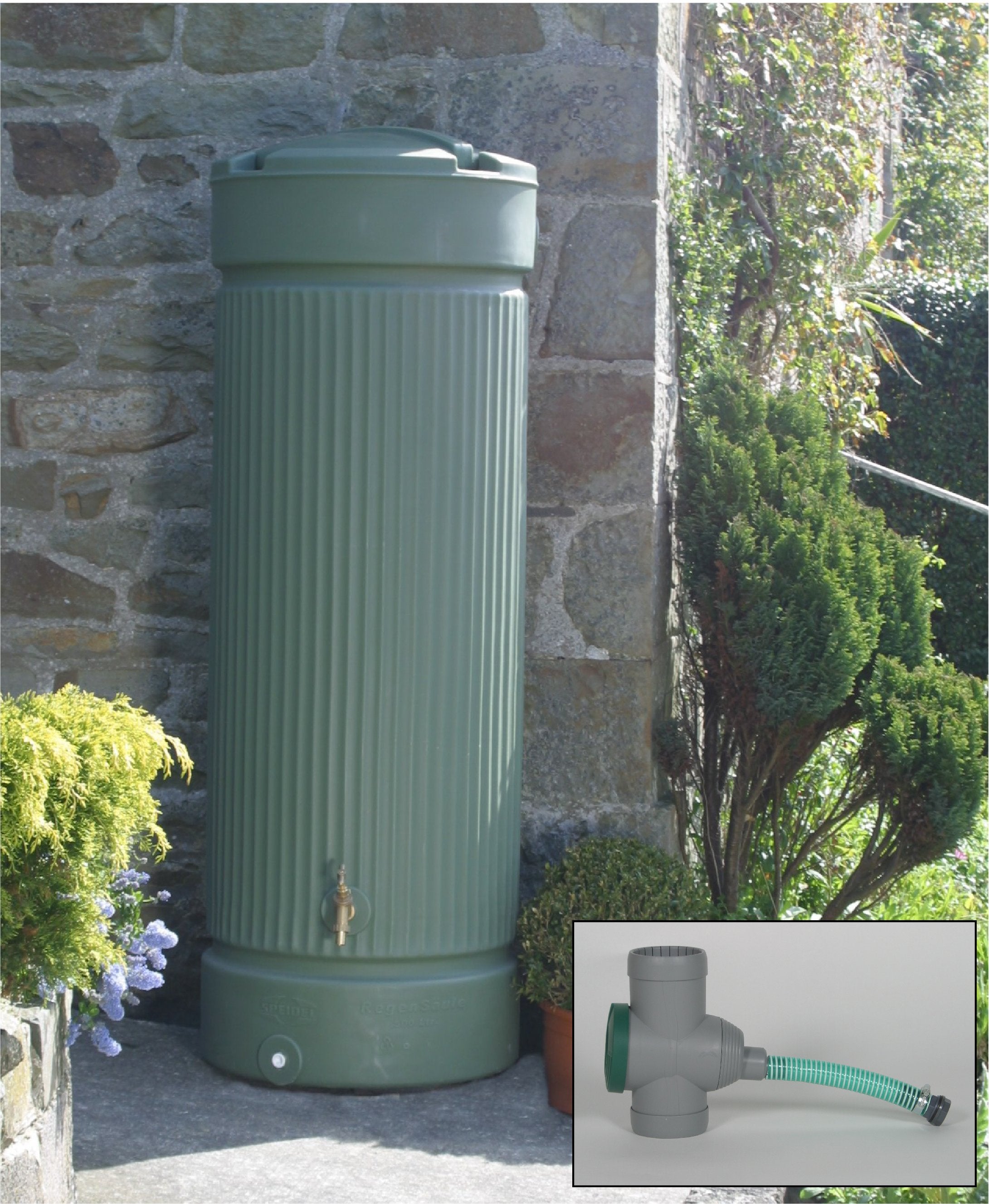 Column 500 Litre Water Butt